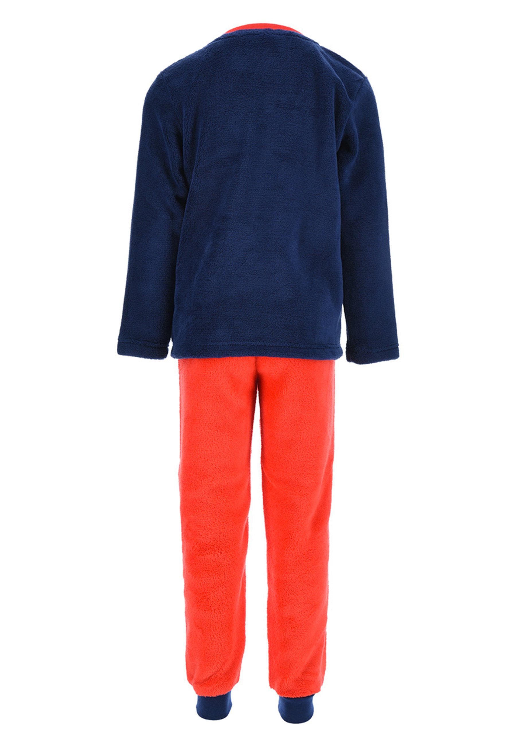 PATROL Kinder Chase Jungen Shirt + Rubbles Langarm Marshall tlg) PAW Dunkel-Blau (2 Pyjama Schlafhose Langarmshirt Schlafanzug