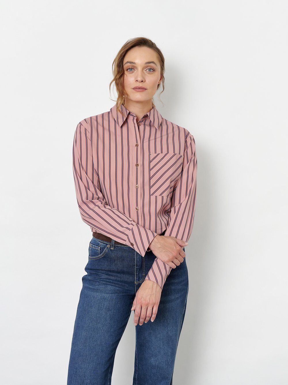 TONI Klassische Bluse Clyde mit Streifen