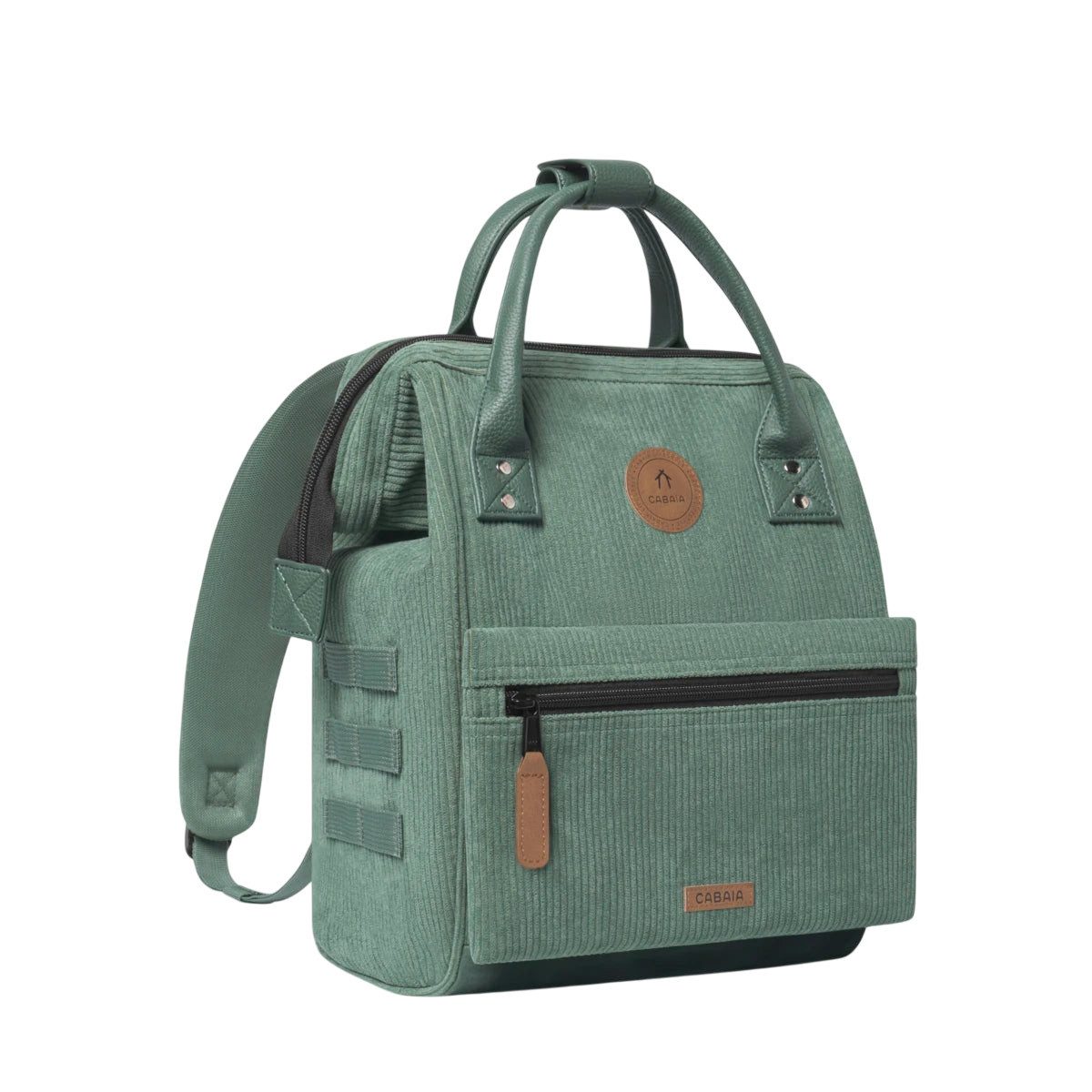 CABAIA Rucksack Niagara (Set, 3-tlg., inkl. 2 auswechselbaren Vordertaschen), Tagesrucksack mit austauschbaren Vordertaschen