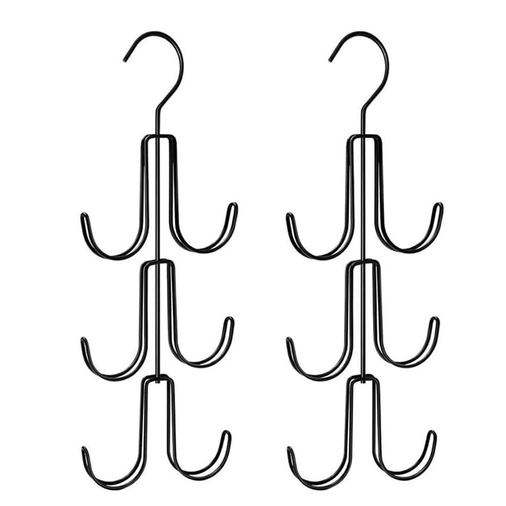 HIBNOPN Krawattenhalter Krawattenhalter, Schalbügel, Hanging Bag Rack Multifunktionale (2 St)