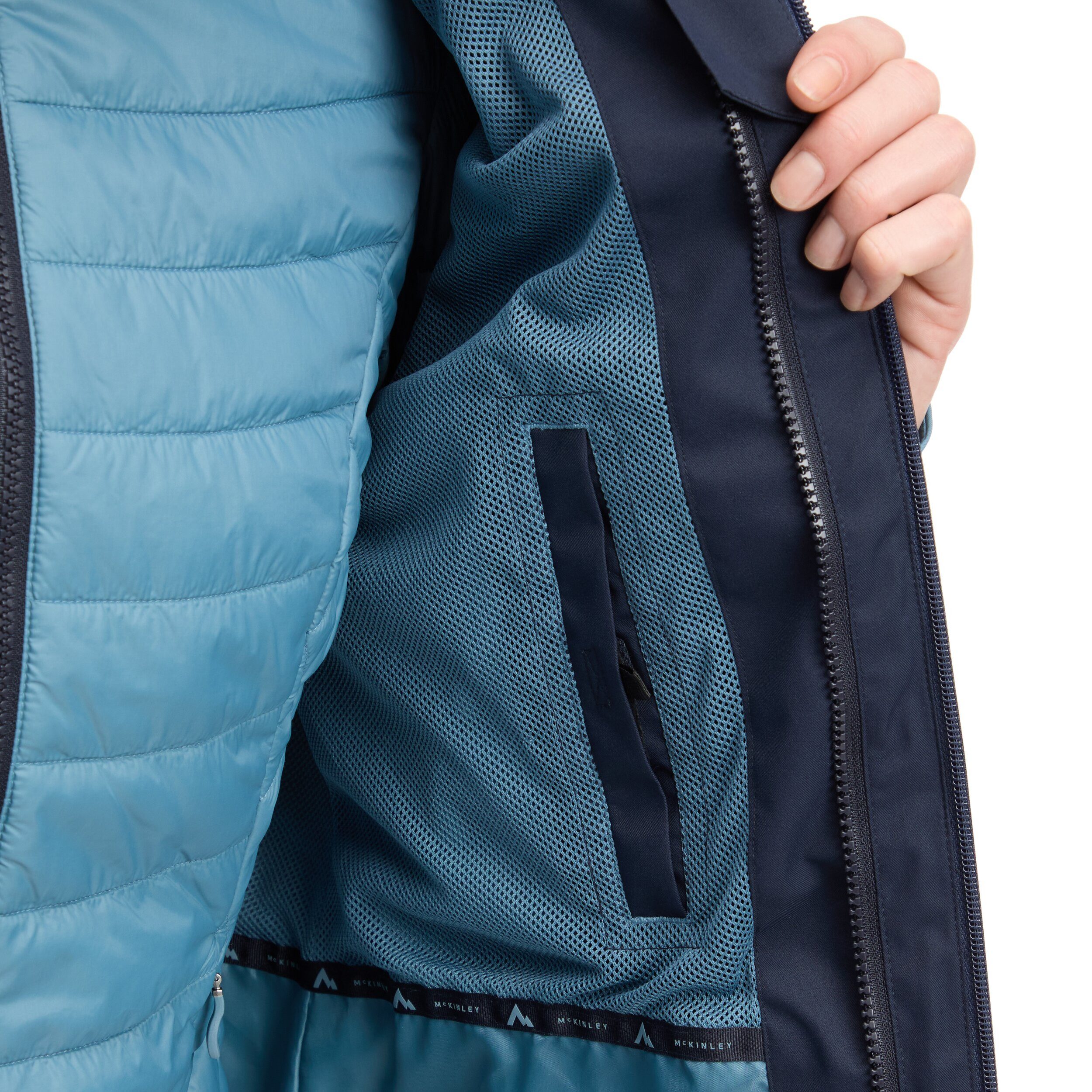 McKINLEY 3-in-1-Funktionsjacke Da.-Doppel-Jacke Aneli 3:1 wms AOP-/VIOLET