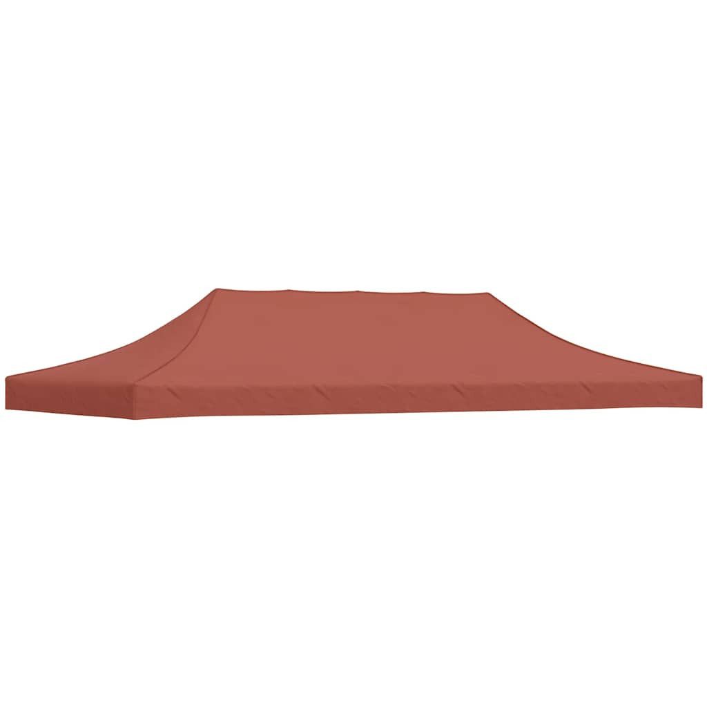 vidaXL Pavillon-Ersatzdach Partyzelt-Dach 6x3 m Terrakotta-Rot 270 g/m², 575 x 285 cm