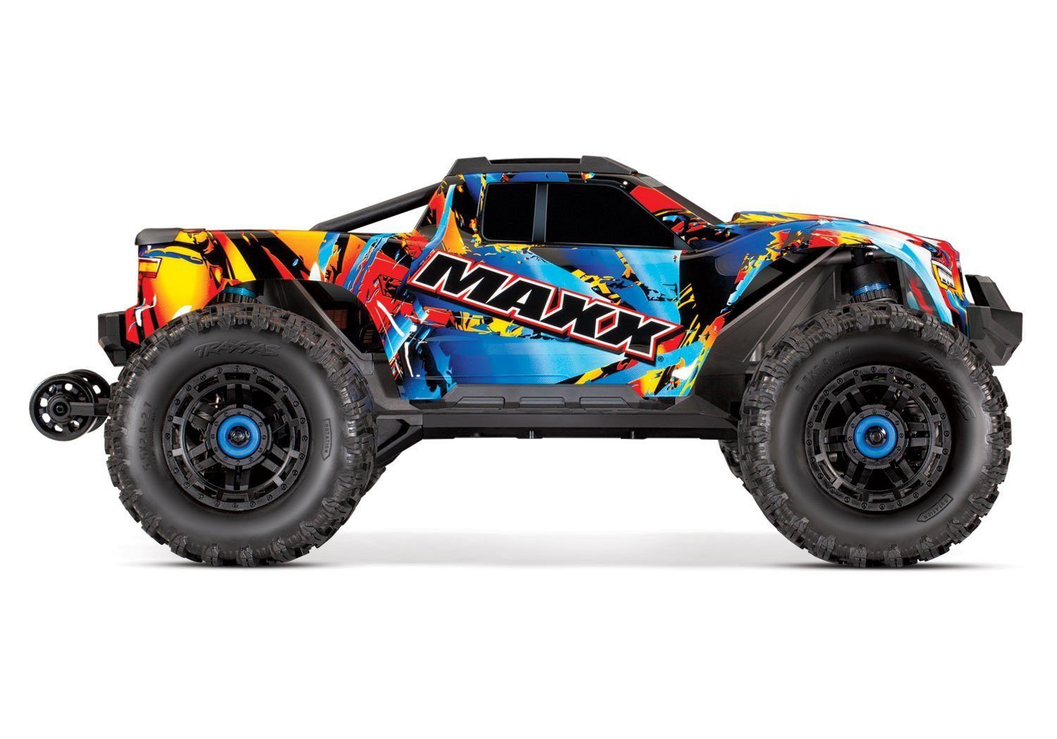 Traxxas Spielzeug-Auto Traxxas RC Monstertruck MAXX 1:10 RTR TSM Brushless SR VXL Rock N Roll, (1-tlg)