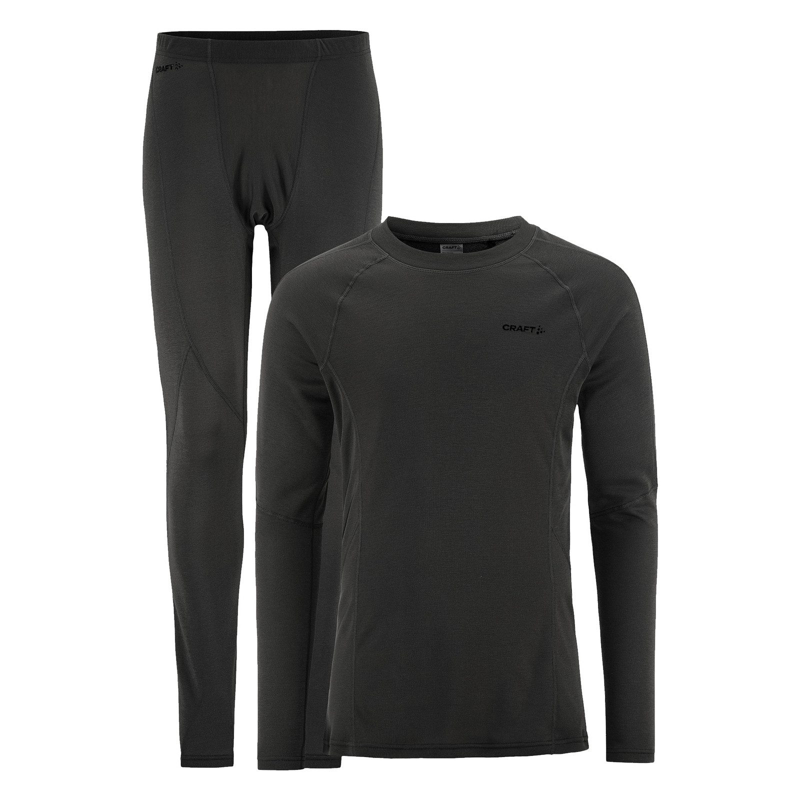 Craft Thermounterhemd Core Warm Baselayer Set (2-St., Lange Unterhose und Langarmshirt) mit weich angerautem Innenfutter