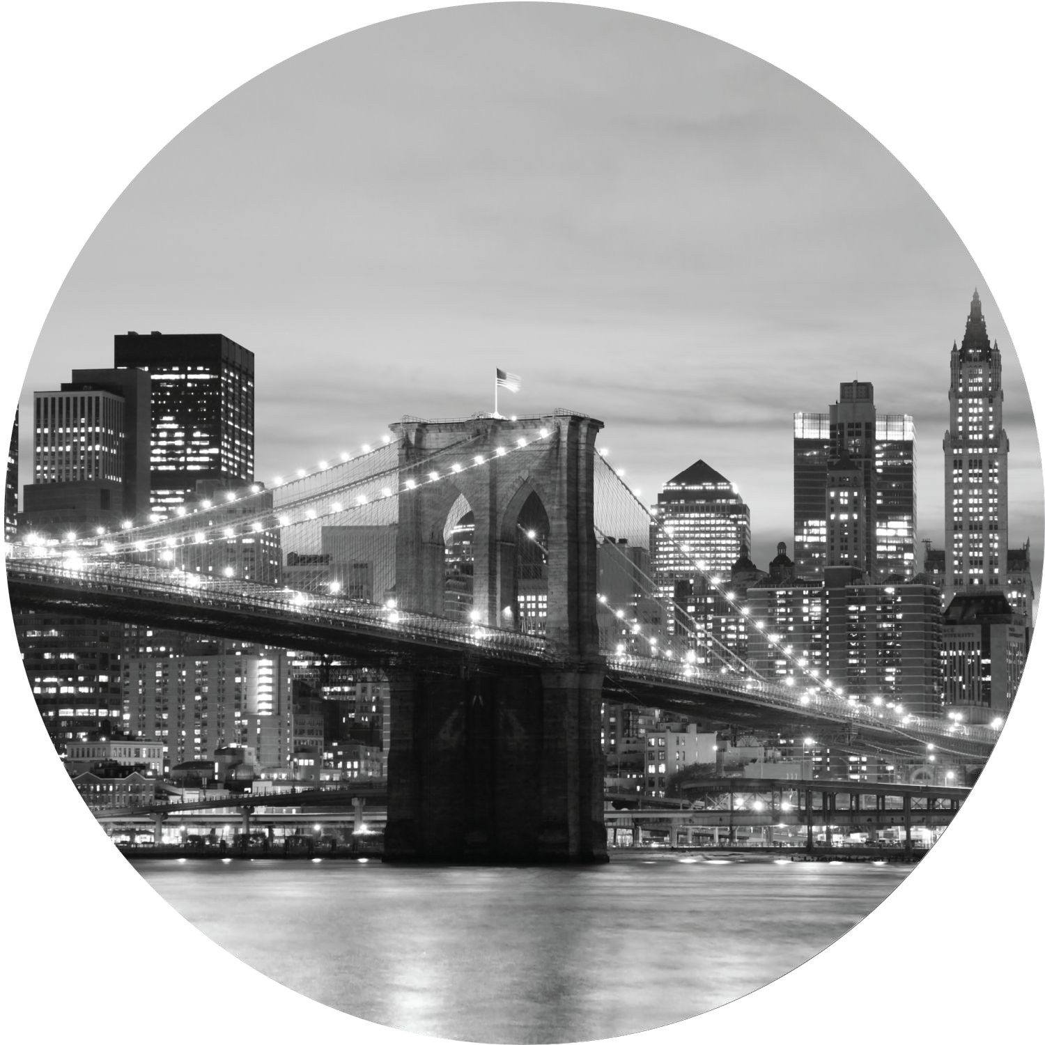 Sanders & Sanders Wandtattoo Brooklyn Bridge New York