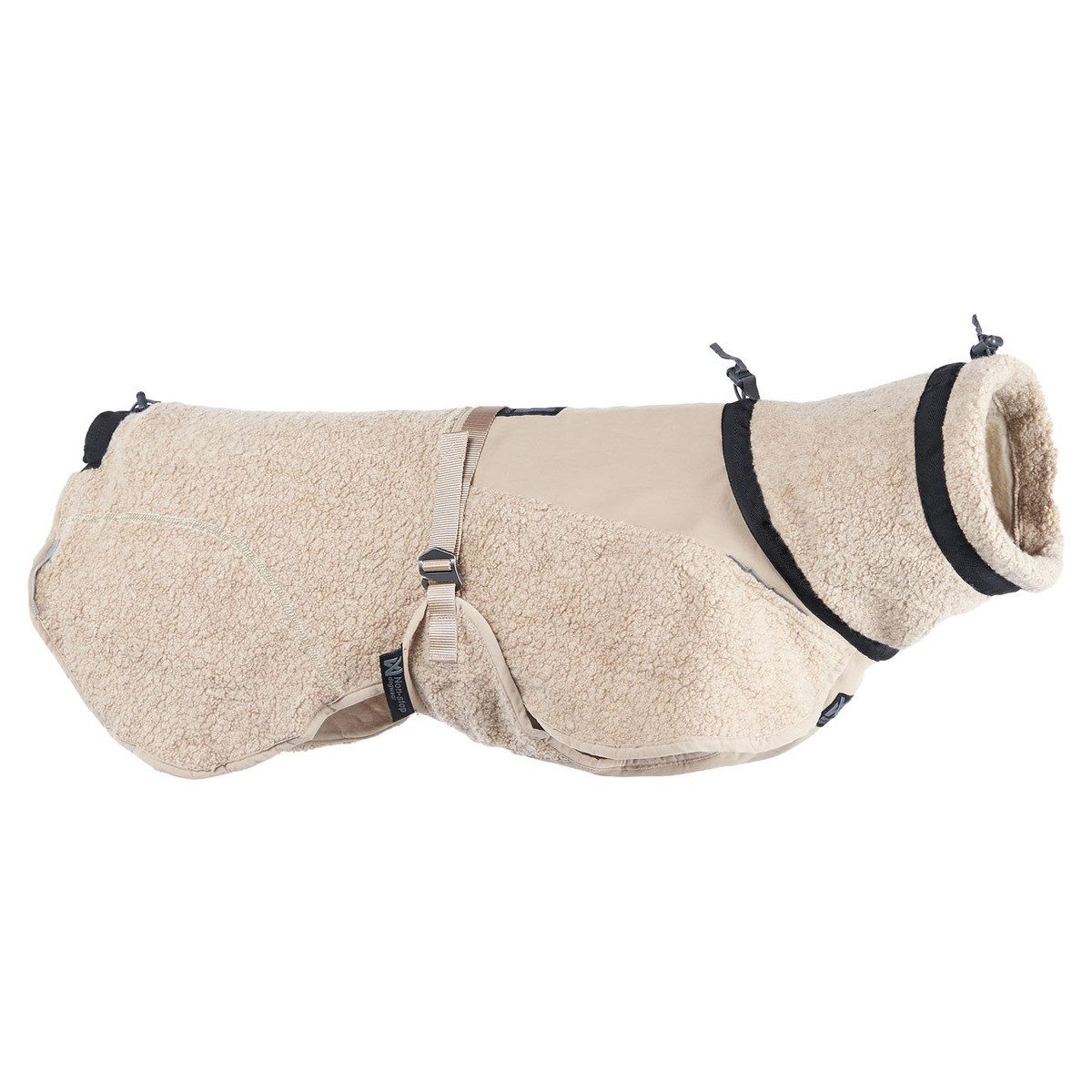Non-stop dogwear Hundemantel Hundejacke Wool Jacket beige