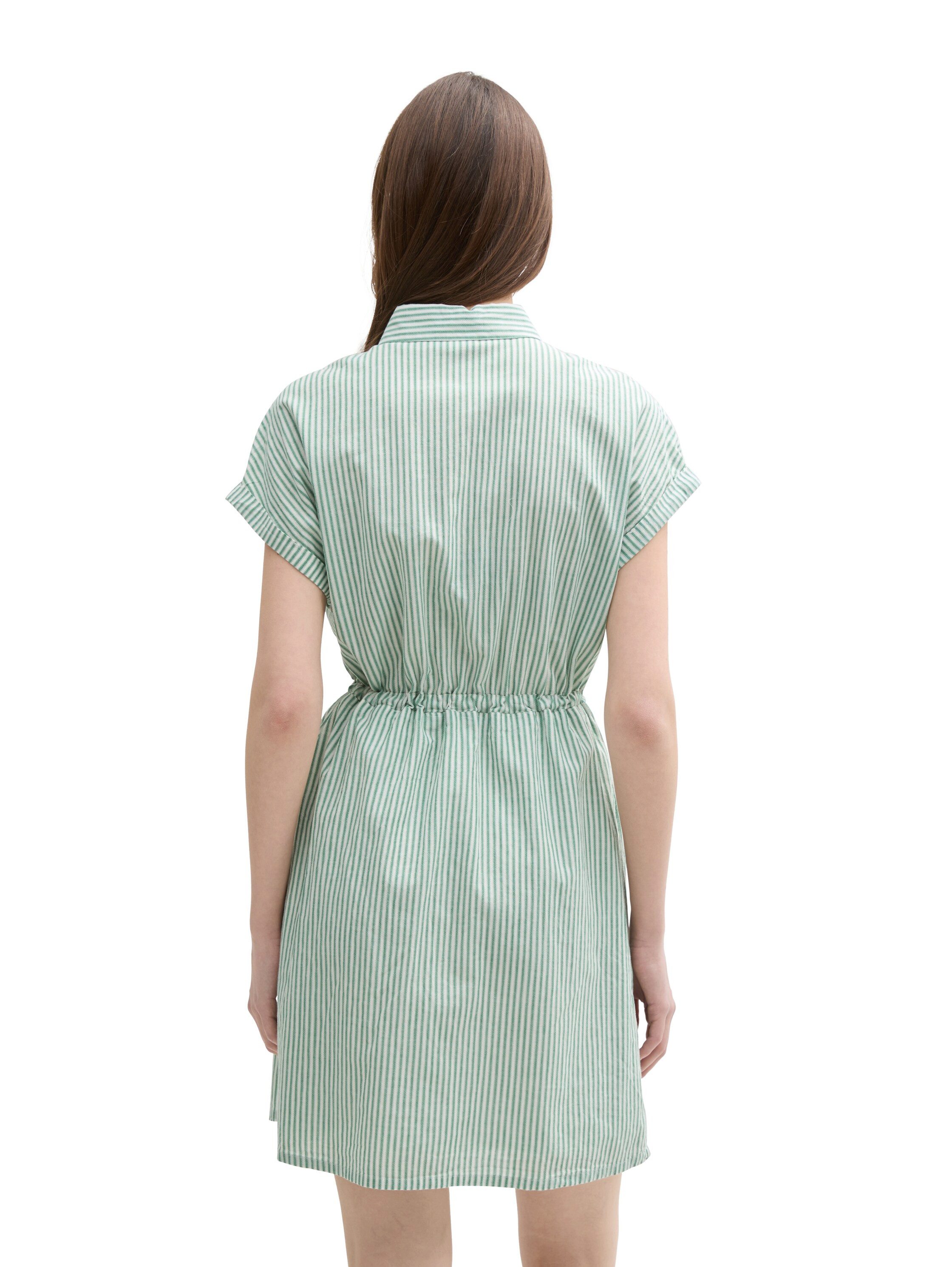 TOM TAILOR Denim Hemdblusenkleid im Streifendessin günstig online kaufen