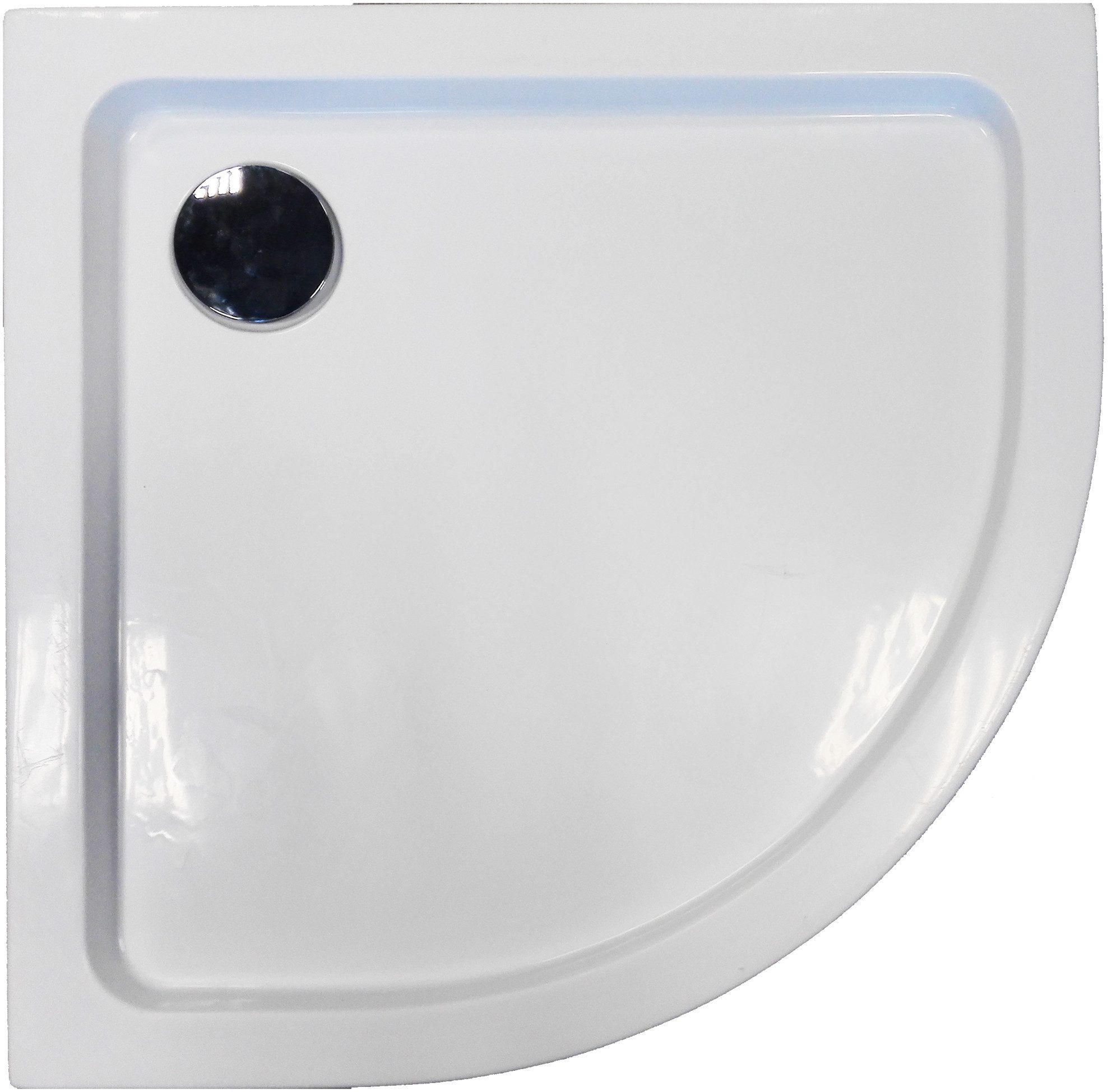 Sanotechnik Rundduschwanne, Viertelkreis, Acryl, LxBxH:80x80x12cm günstig online kaufen