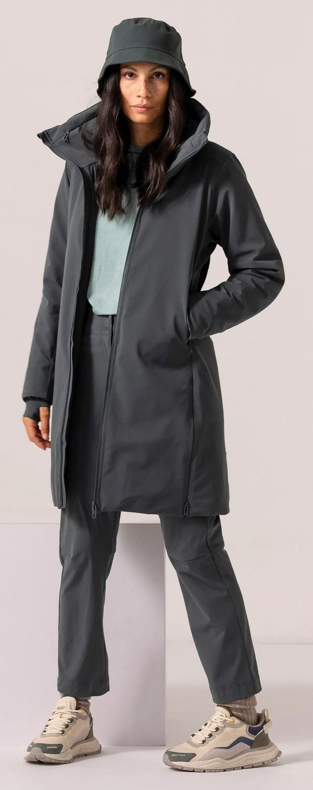 Jeanne Baret Winterjacke SAMOA COAT FIX HOOD