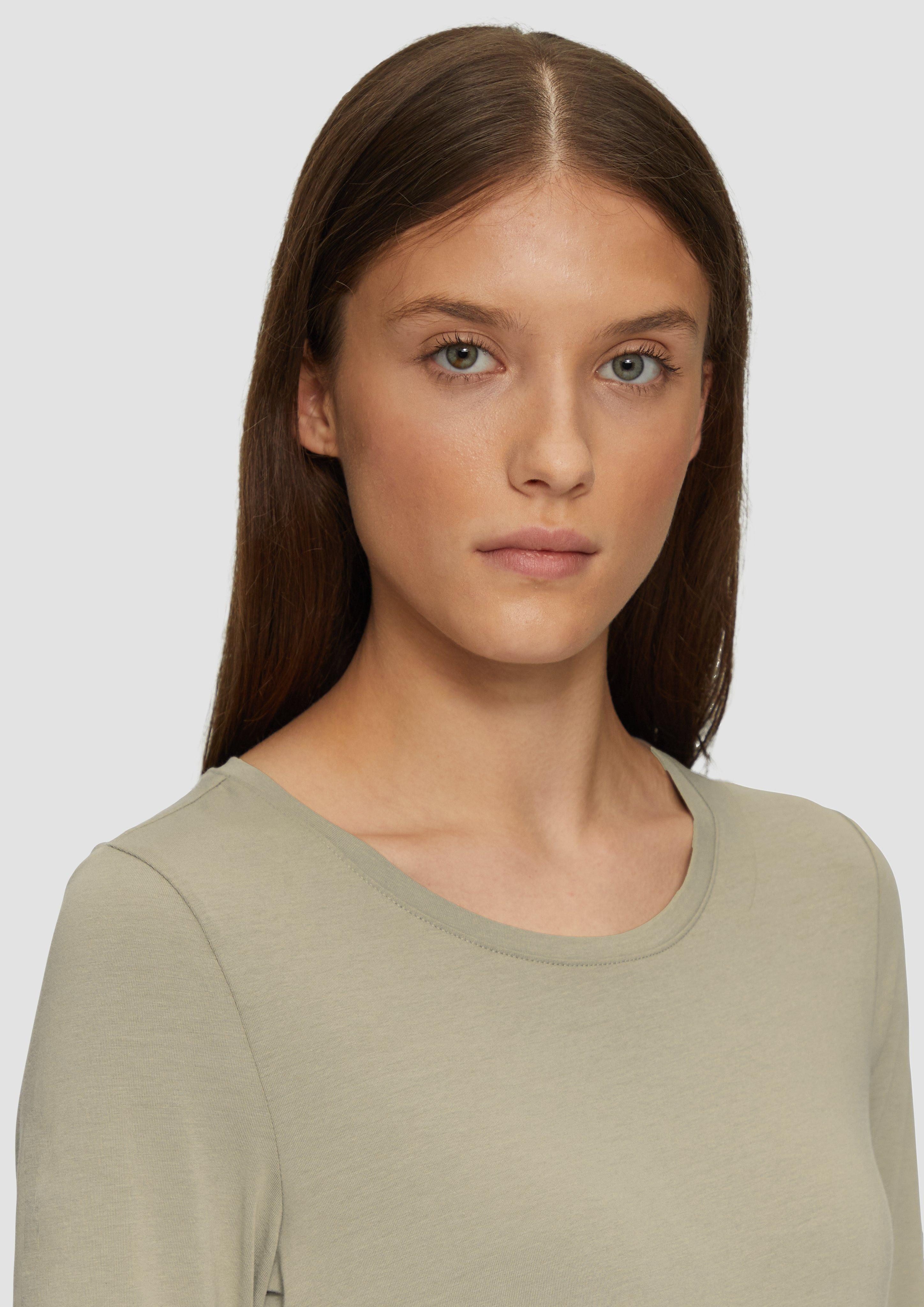 s.Oliver Langarmshirt Longsleeve im Slim Fit günstig online kaufen