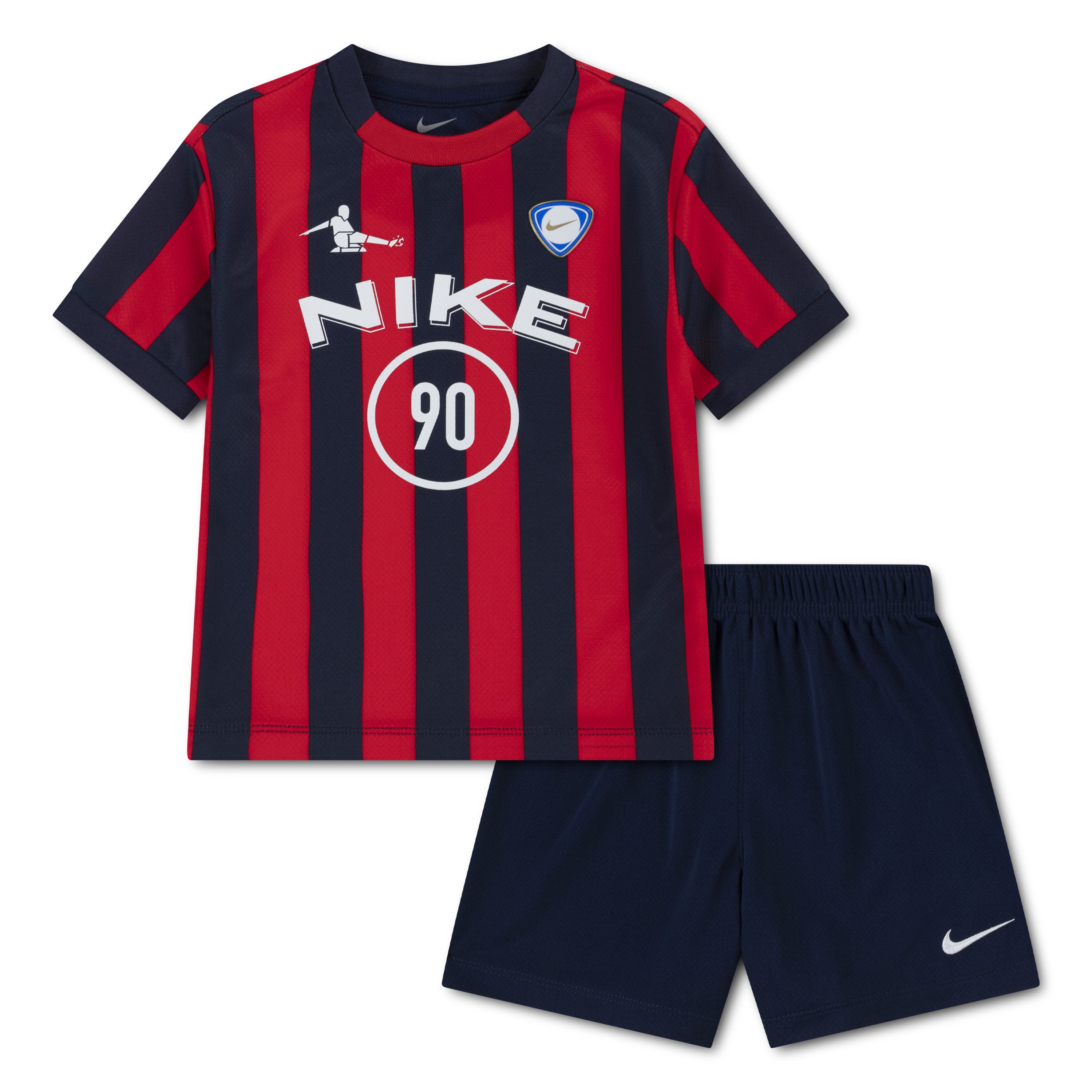 Nike Sportswear T-Shirt & Shorts NKB B NSW GOAL MODE SHORT SET (2-tlg) für Babys, für sportliche Aktivitäten