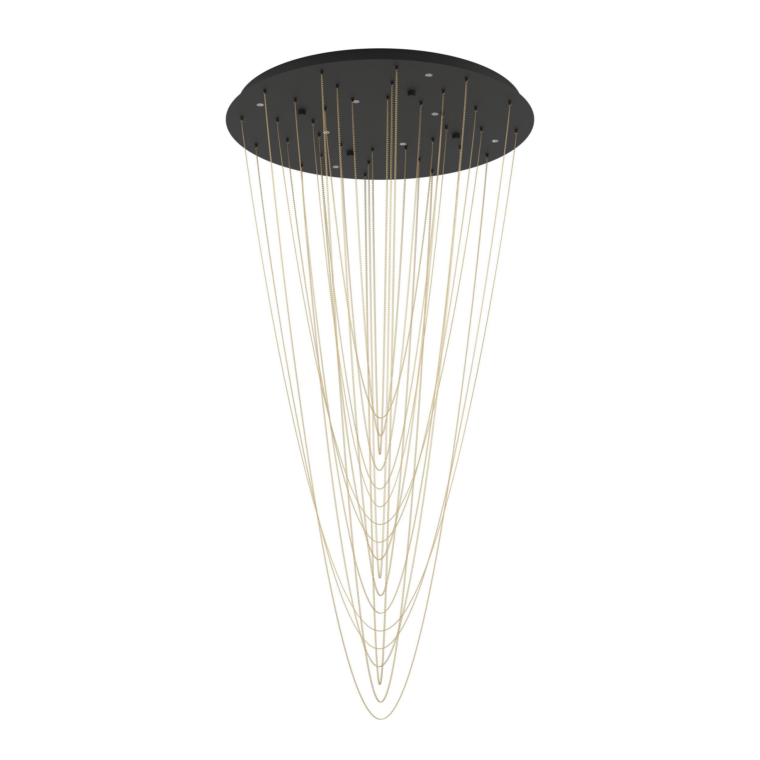 EGLO LED-Hängeleuchte Trepuco, Leuchtmittel inklusive, LED Pendelleuchte dimmbar Ø78cm 4000lm 3000K - Trepuco