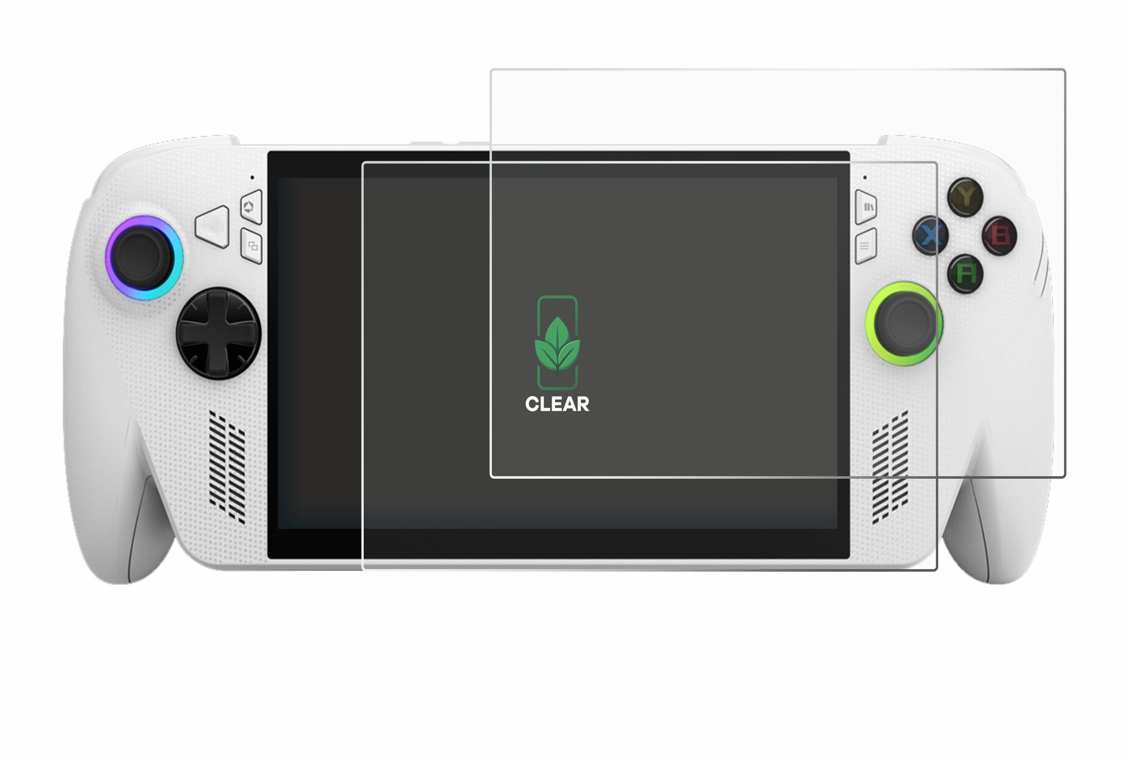 ScreenLeaf Displayschutzfolie Schutzfolie für ASUS ROG Xbox Ally, 2 Stück, nachhaltiger Displayschutz Schutz Folie Klar Transparent
