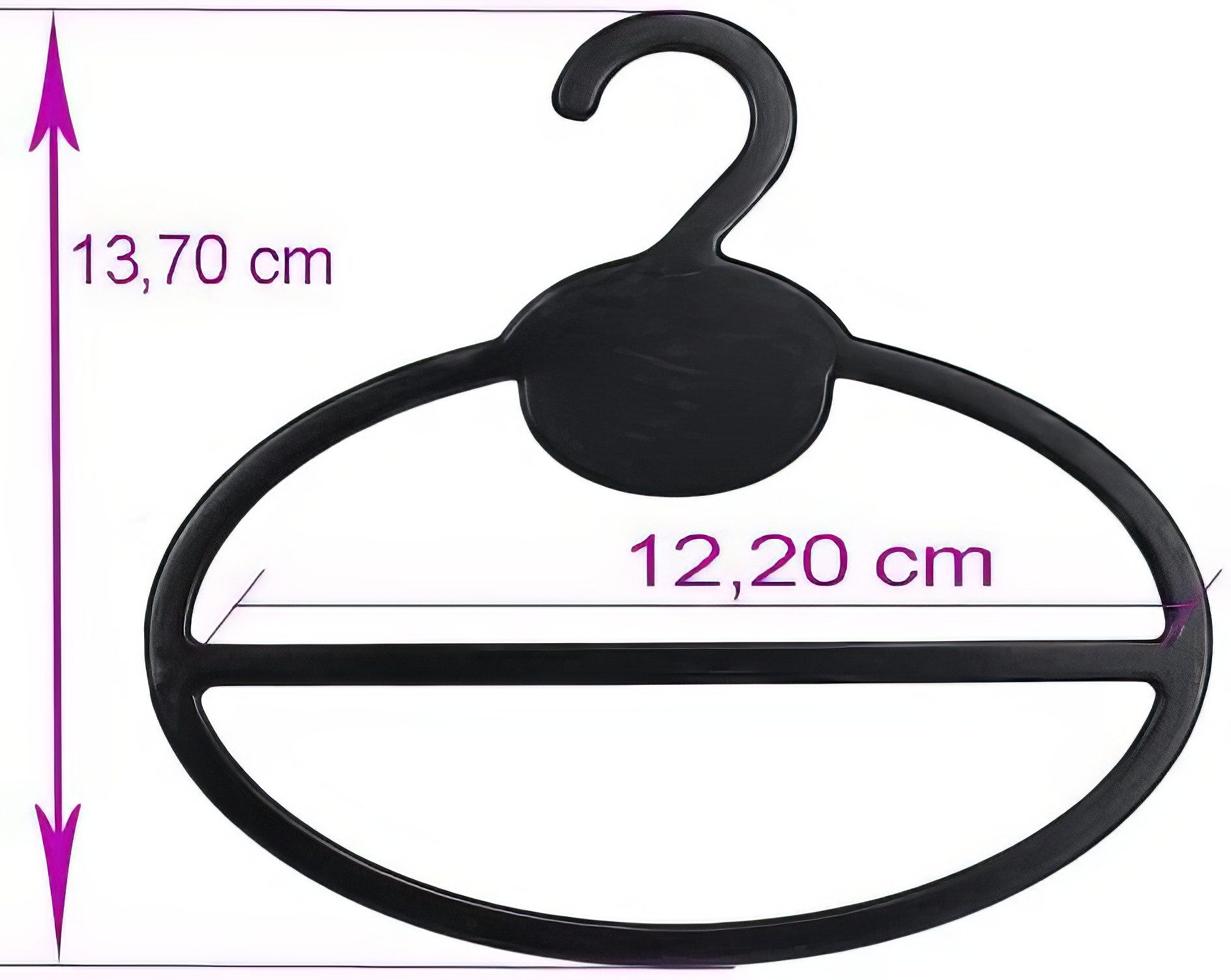 Yudu Bügeltuch 10 x Schalring Tuchringbügel Raumsparbügel Tuchhalter Schalhalter