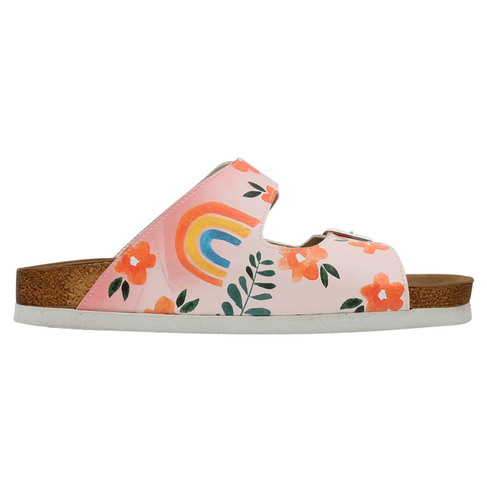 DOGO Stella Pantolette Patch Fish Damen Sandalen, Stella Pantolette Pantolette Handgefertigt