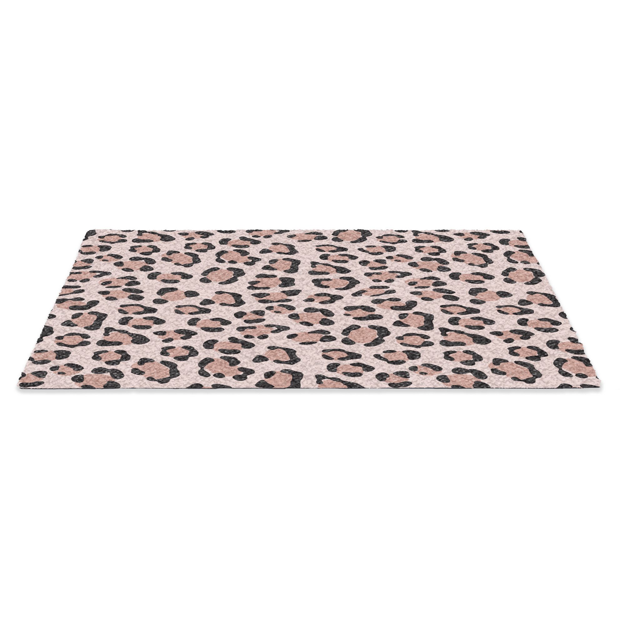 MuchoWow Fußmatte Flecken - Beige - Leopard, Rechteckig, innen Schmutzfangm günstig online kaufen