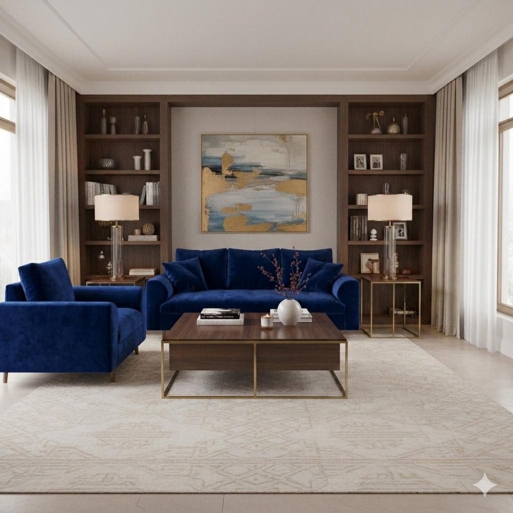 JVmoebel Polstergarnitur Hellbeiges Wohnzimmer-Set 3+1-Sitzer-Sofas Stoffsofa und Sessel modern, (2-tlg), Made in Europa