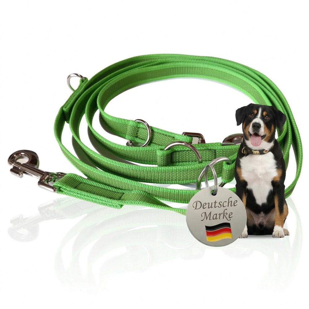 Activity4Dogs Hundeleine für große Hunde, Anti-Slip, 3 m lang, 4-fach verstellbar, TESTSIEGER, rutschfest, Nylon, sehr gut bei Regenwetter, Made in Germany