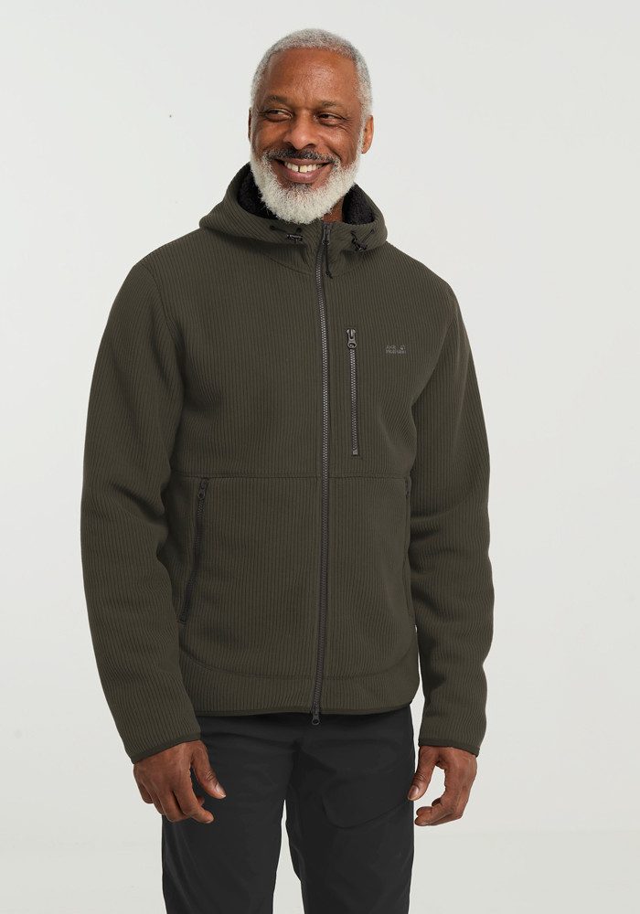 Jack Wolfskin Fleecejacke LAKE RIDGE HOODED JKT M günstig online kaufen