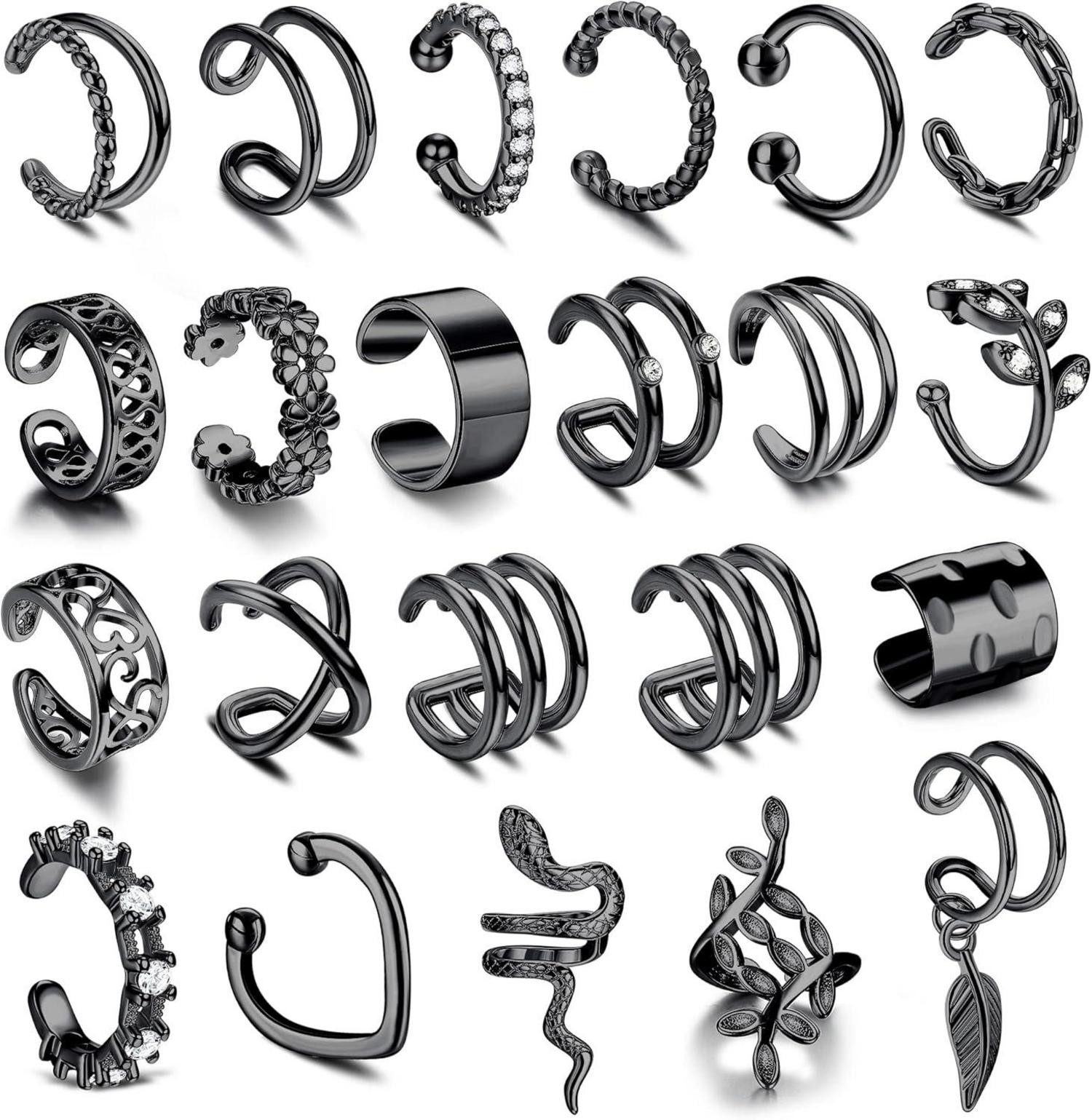 LuxusKollektion Schmuckset 22Pcs Damen Ear Cuff günstig online kaufen