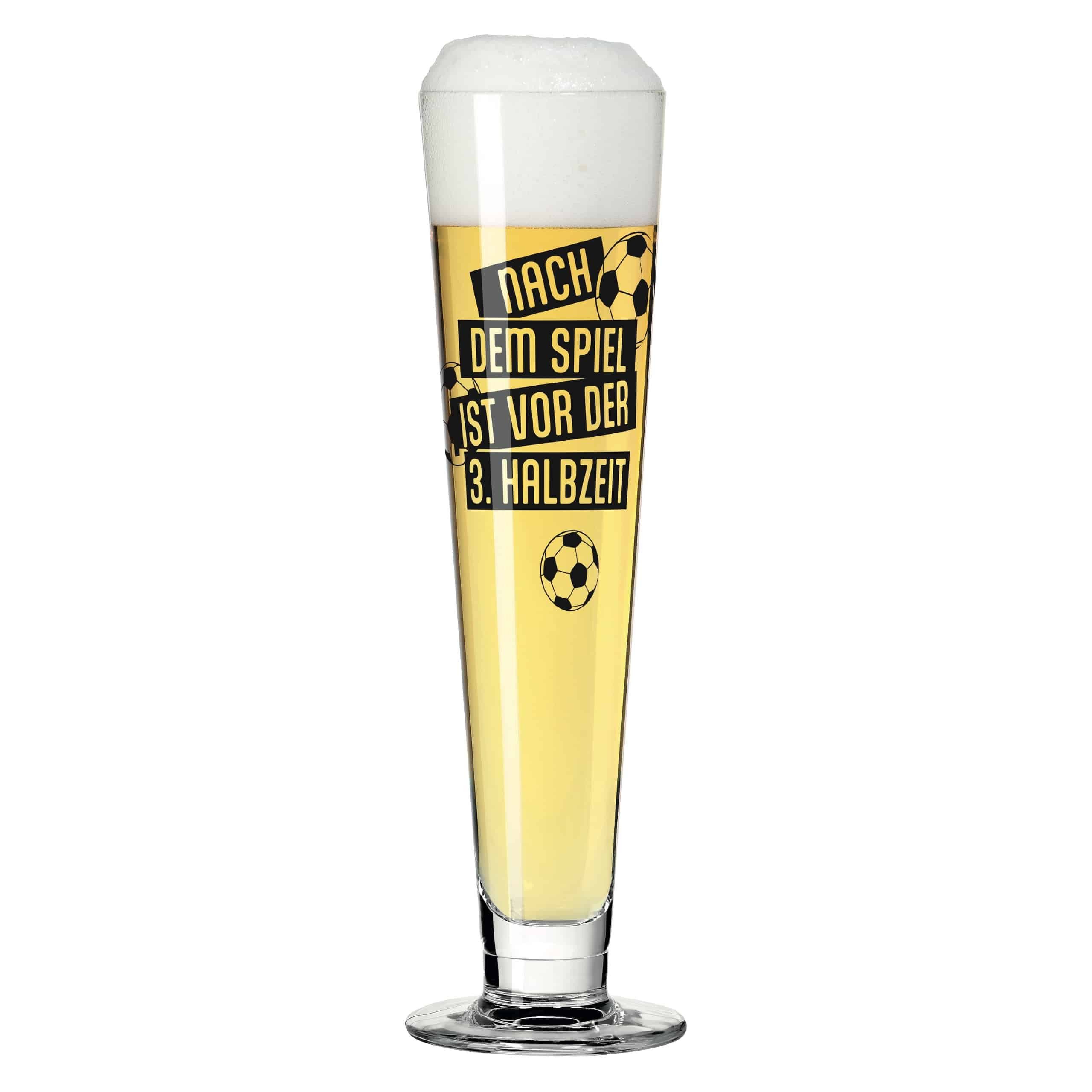 Ritzenhoff Bierglas Fußball, Kristallglas