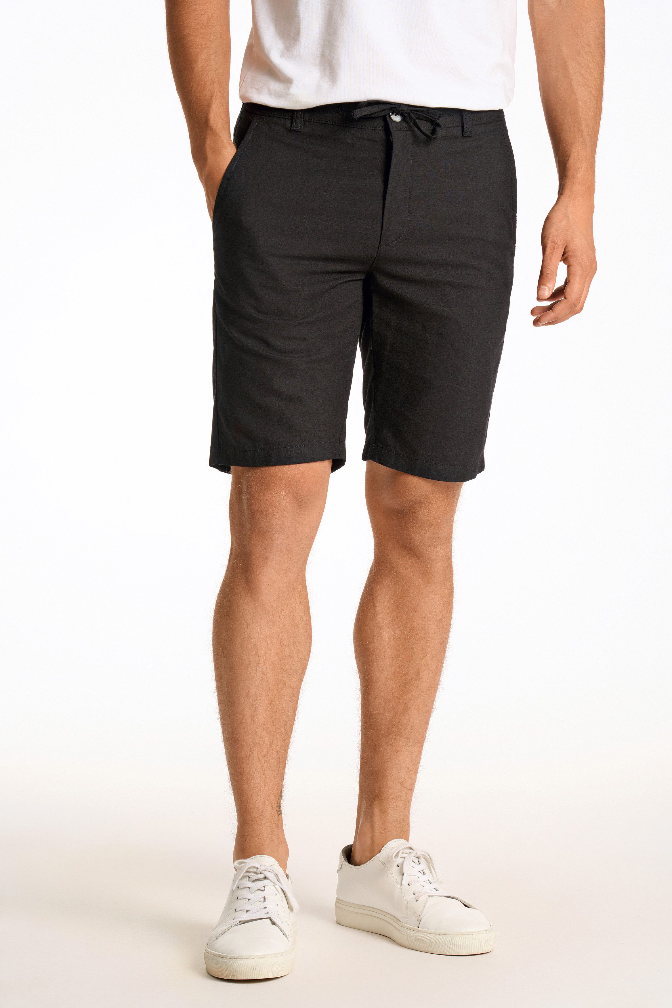 LINDBERGH Chinoshorts mit Leinen günstig online kaufen