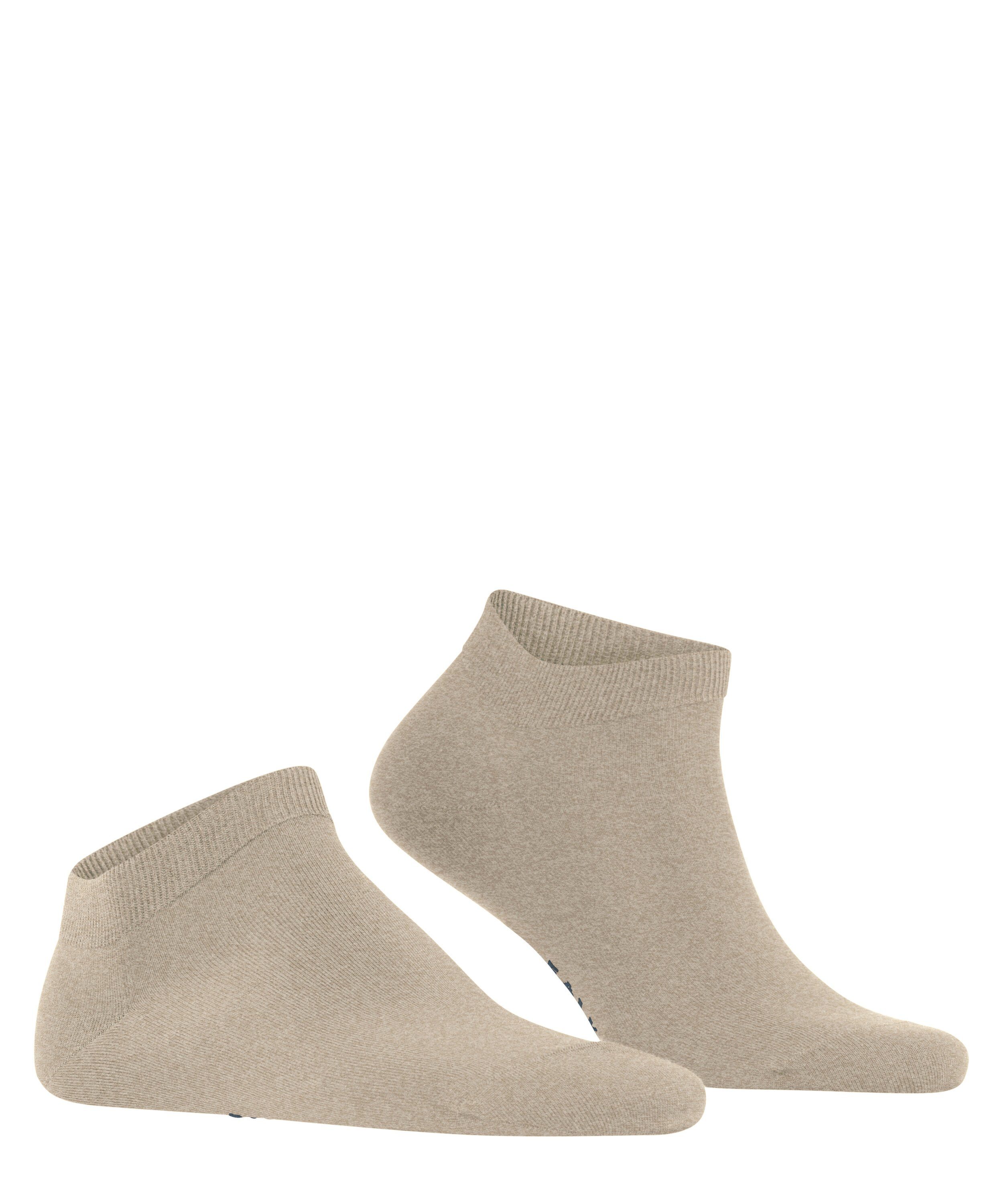 FALKE Sneakersocken ClimaWool (1-Paar) mit pebble (4044) mel. nachhaltigem Garn