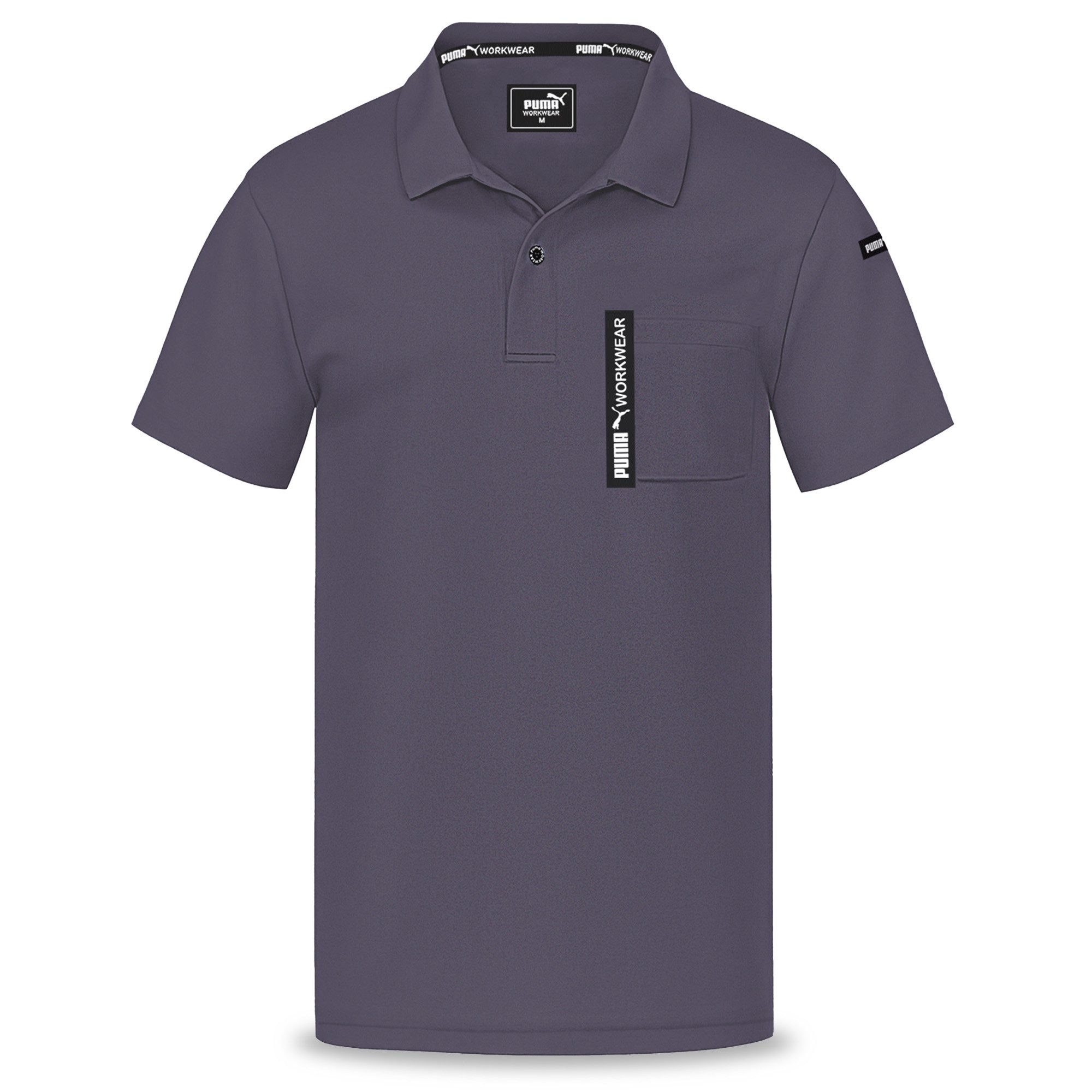 PUMA Workwear Poloshirt ADVANCED Herren Shirt mit Brusttasche und Utility Fach am Oberarm Strapazierfähiges und atmungsaktives Gewebe für Handwerk und Logistik