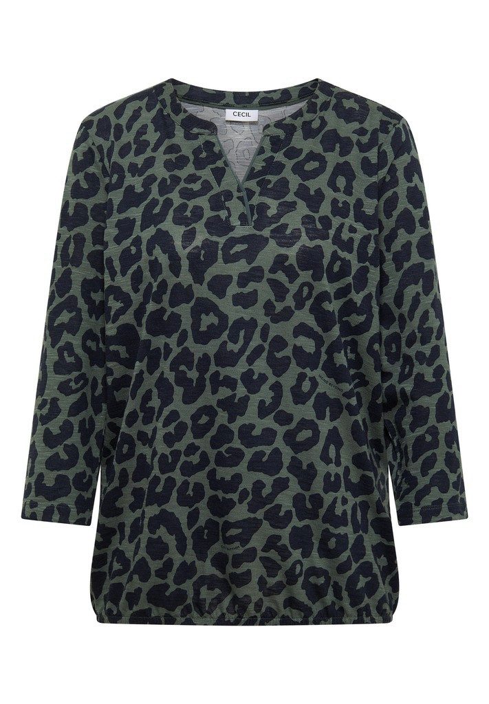 CECIL Strickjacke Leo AOP Mesh Tunic