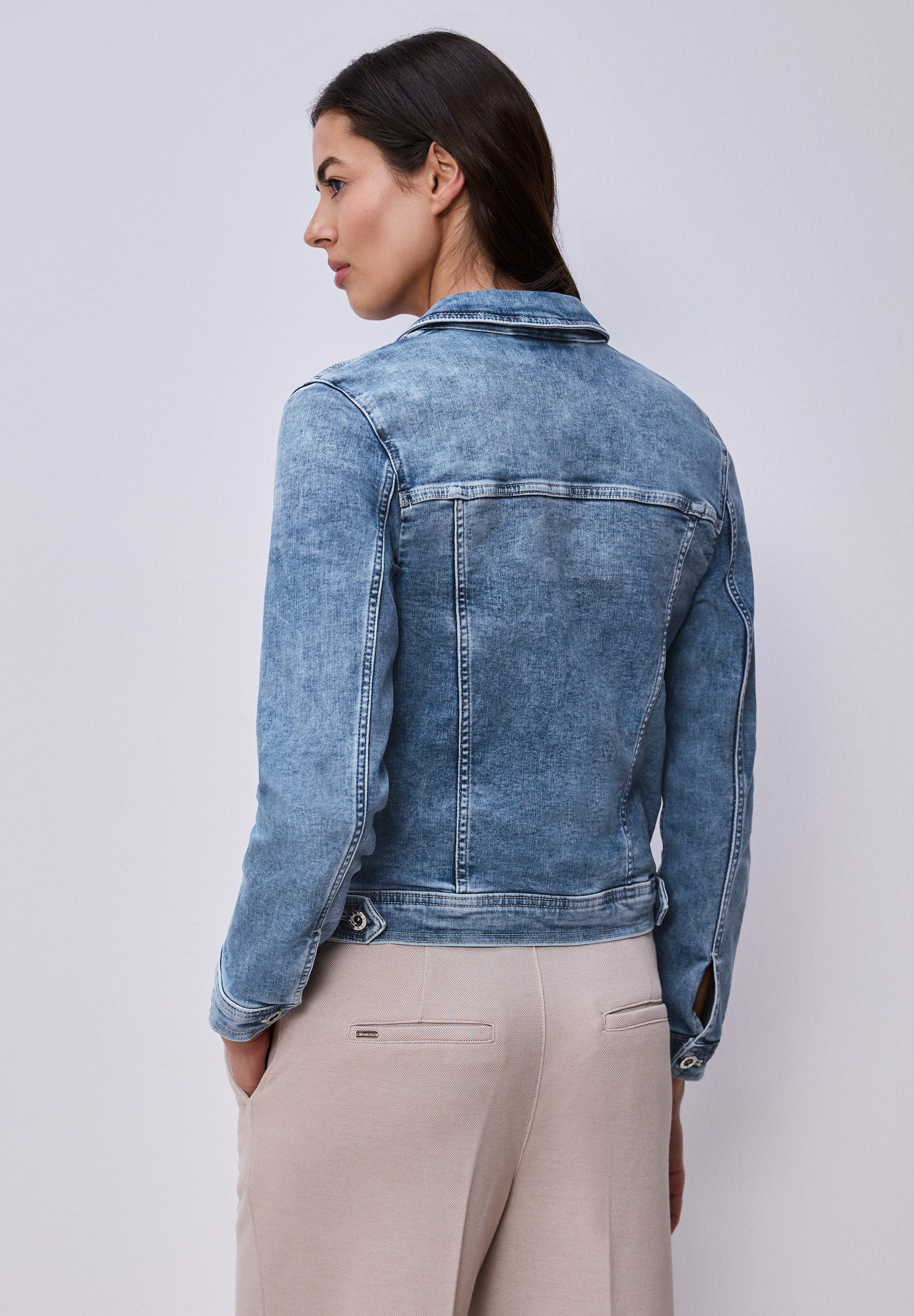 STREET ONE Jeansjacke mit Brust Taschen – Bild 3 von 5