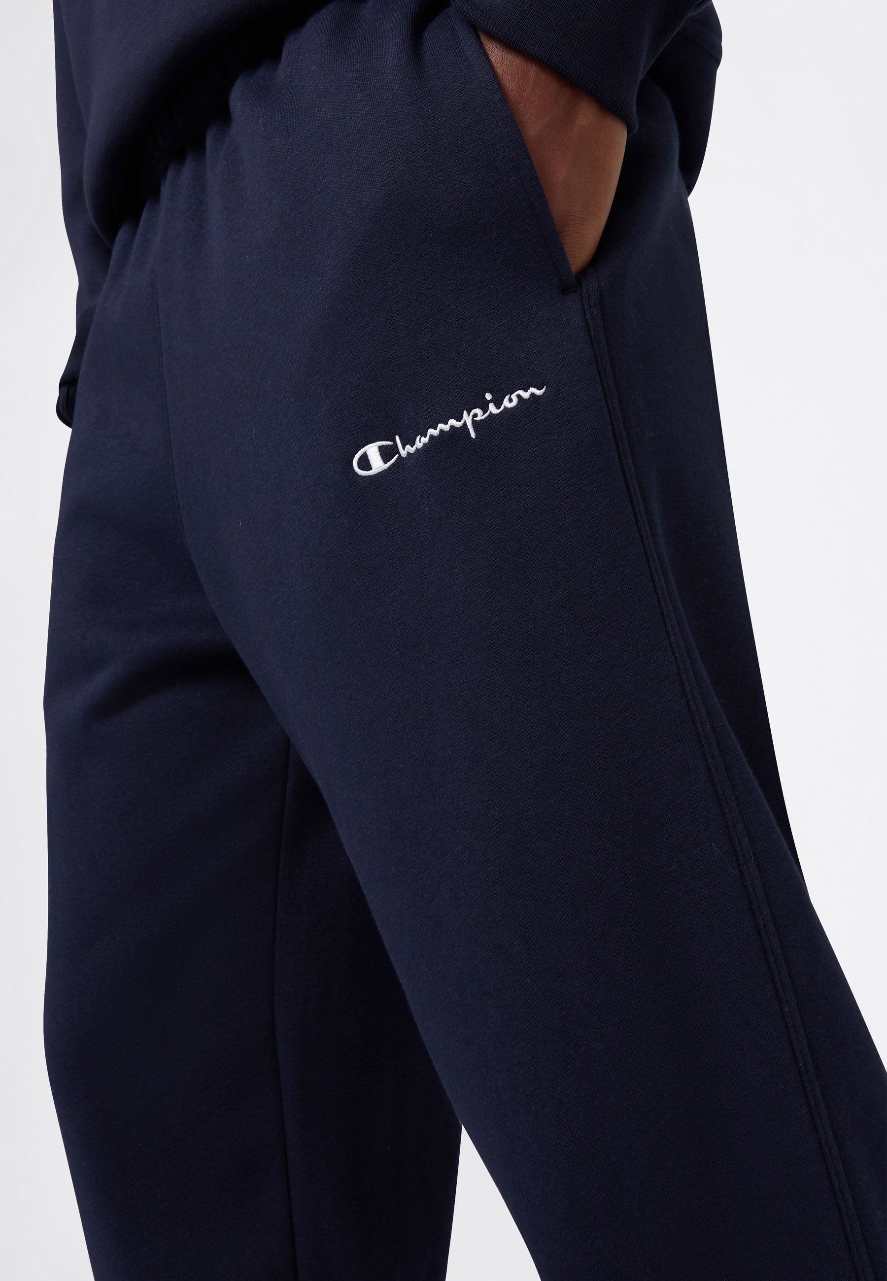 Champion Jogginghose ICONS Straight Hem Pants Fleece (1-tlg) geradliniger S günstig online kaufen