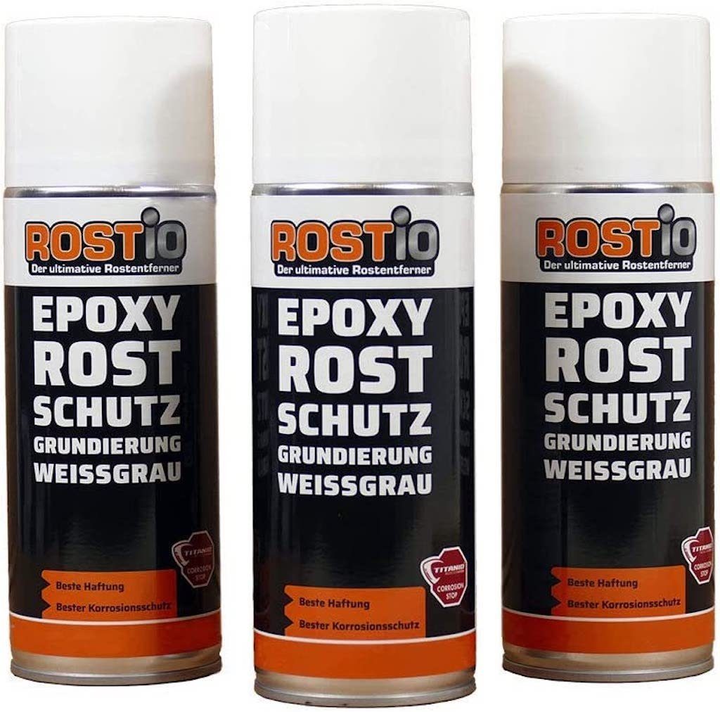 Rostio Rostschutzgrundierung Rostio Epoxy Grundierung Rostschutzgrundierung Weissgrau