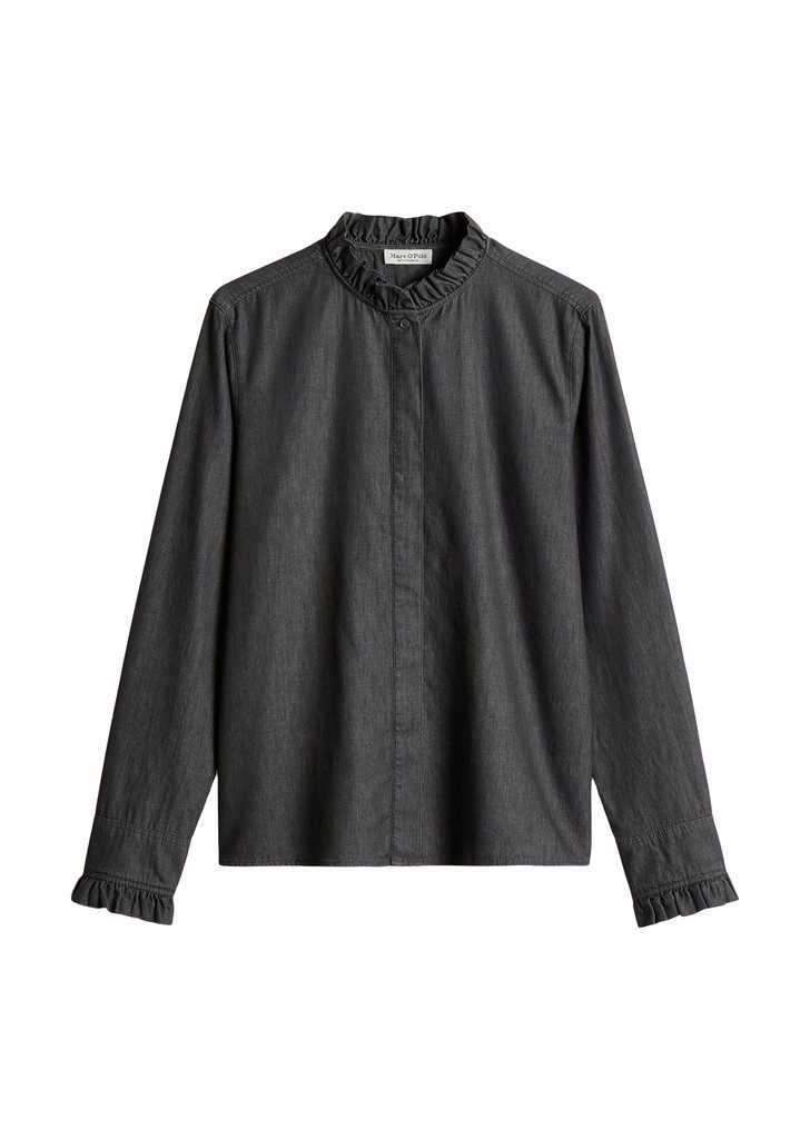 Marc O'Polo Blusenponcho Marc O' Polo Women / Da. Bluse / Woven Blouses, LSL, Solid