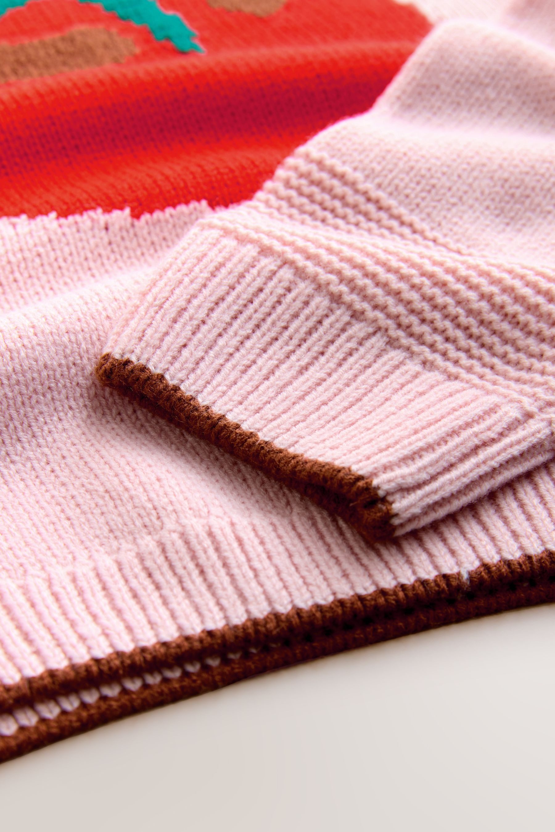 Next Strickpullover Pullover, Tomate (1-tlg)