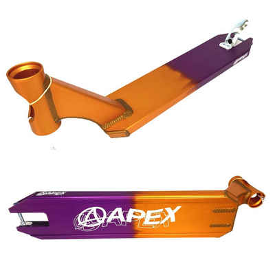 Apex Stuntscooter Apex Pro Stunt-Scooter Deck ID 600 (51cm) Lila/Orange
