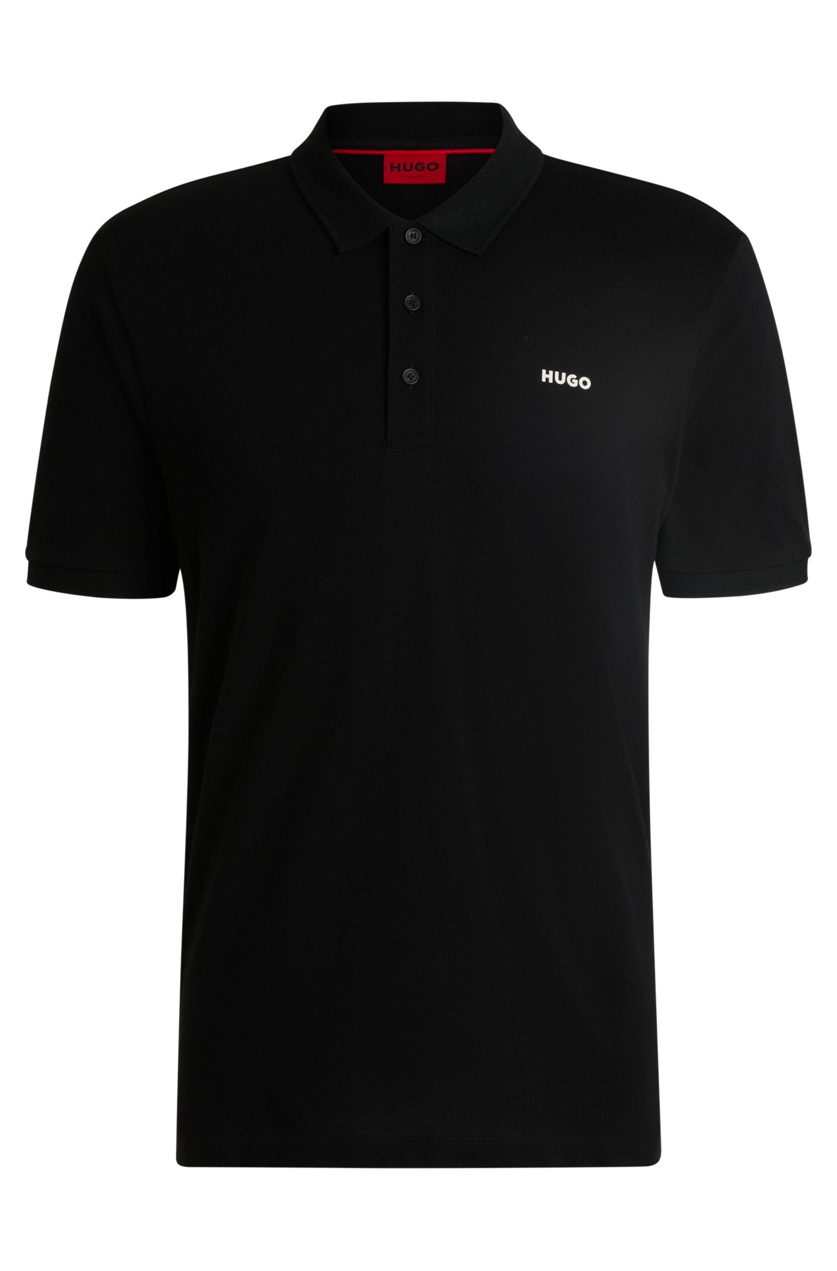 HUGO Poloshirt Regular-Fit Polo mit Logo-Detail günstig online kaufen