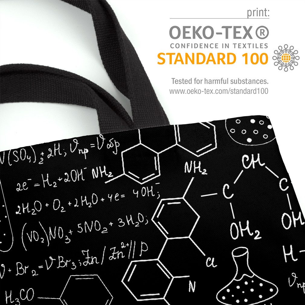 VOID Henkeltasche (1-tlg), Chemie Schule Uni Tafel Formel Labor Tafel Schule Chemie Unterricht