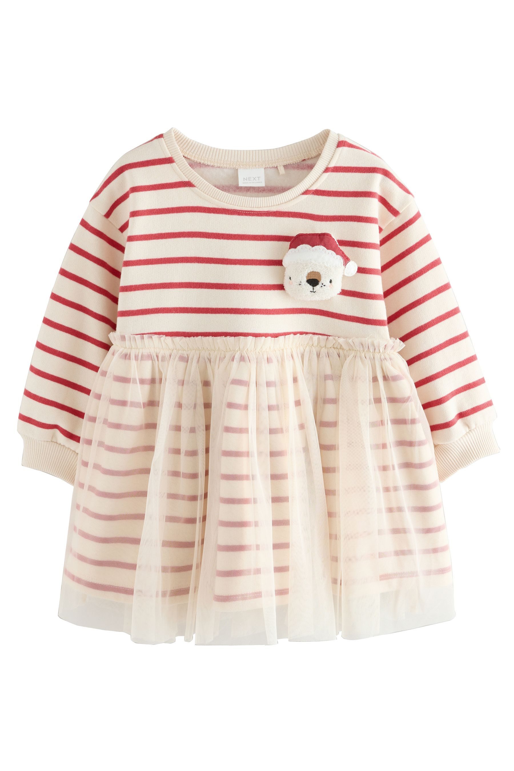 Next Partykleid Sweatshirt-Partykleid mit Mesh (1-tlg) günstig online kaufen