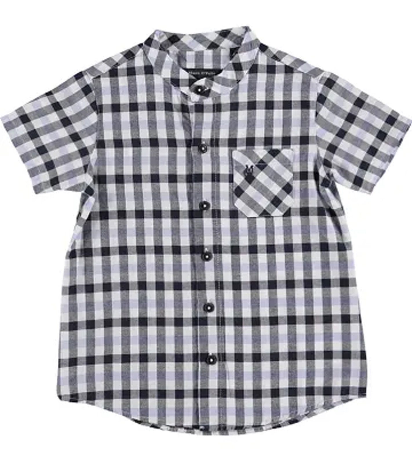 Marc O'Polo Kurzarmhemd »Marc O´Polo Kinder Shirt kariertes Kurzarm-Hemd  Sommer-Hemd Schwarz/Weiß« online kaufen | OTTO