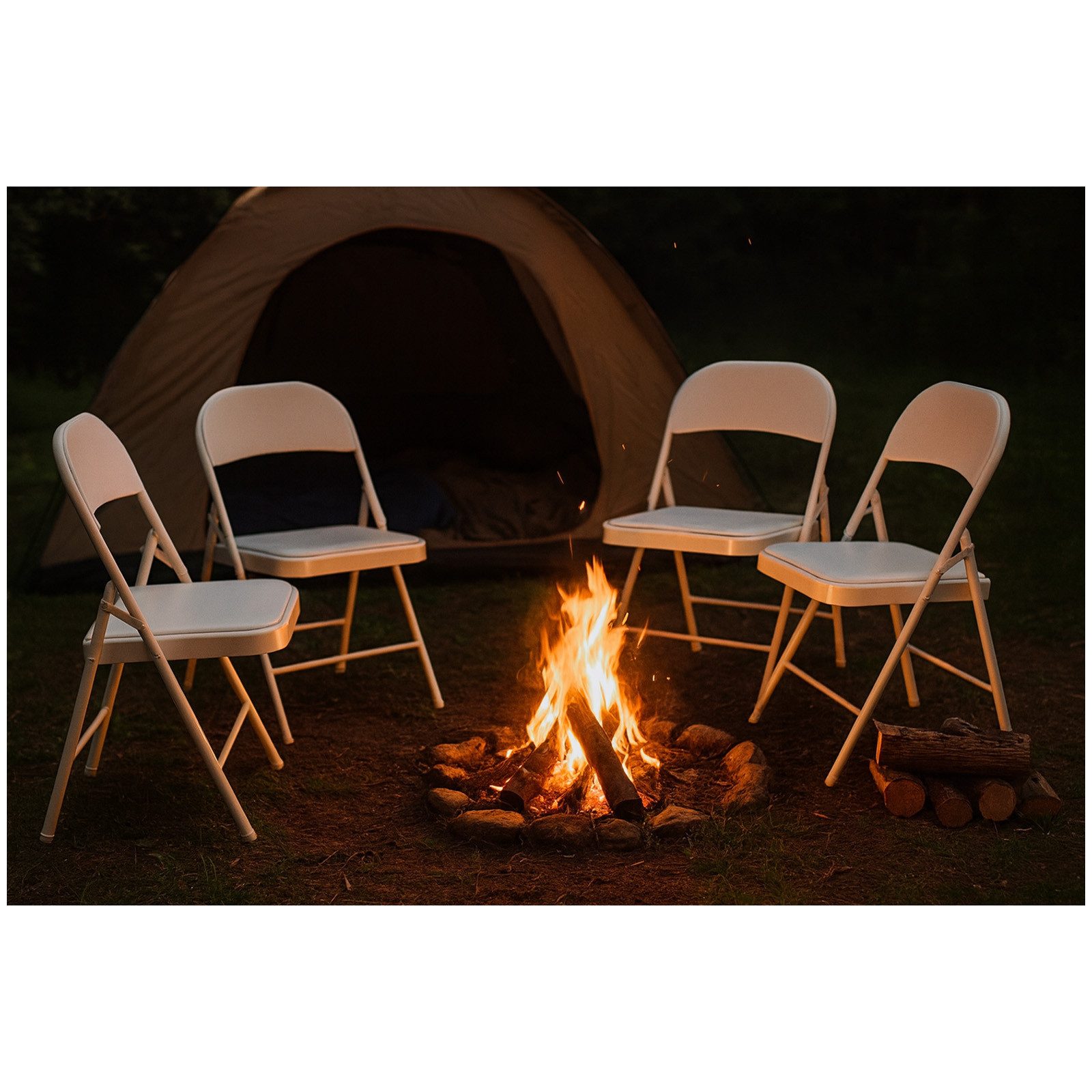 HTI-Living Klappstuhl 4er Set Klappstühle mit Polsterung (Set, 4 St), Kunst günstig online kaufen