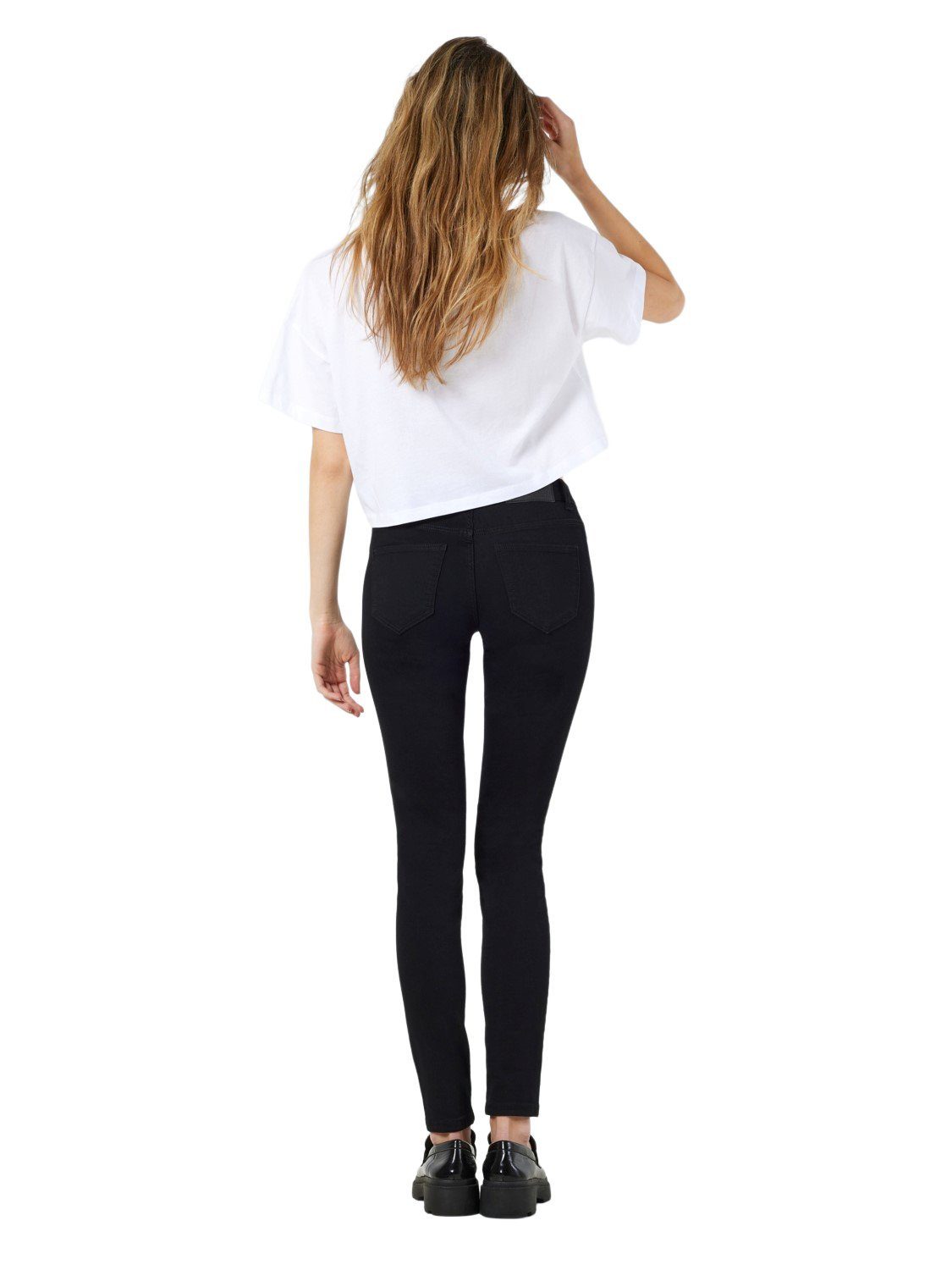 NMALLIE Noisy Stretch Skinny-fit-Jeans may mit