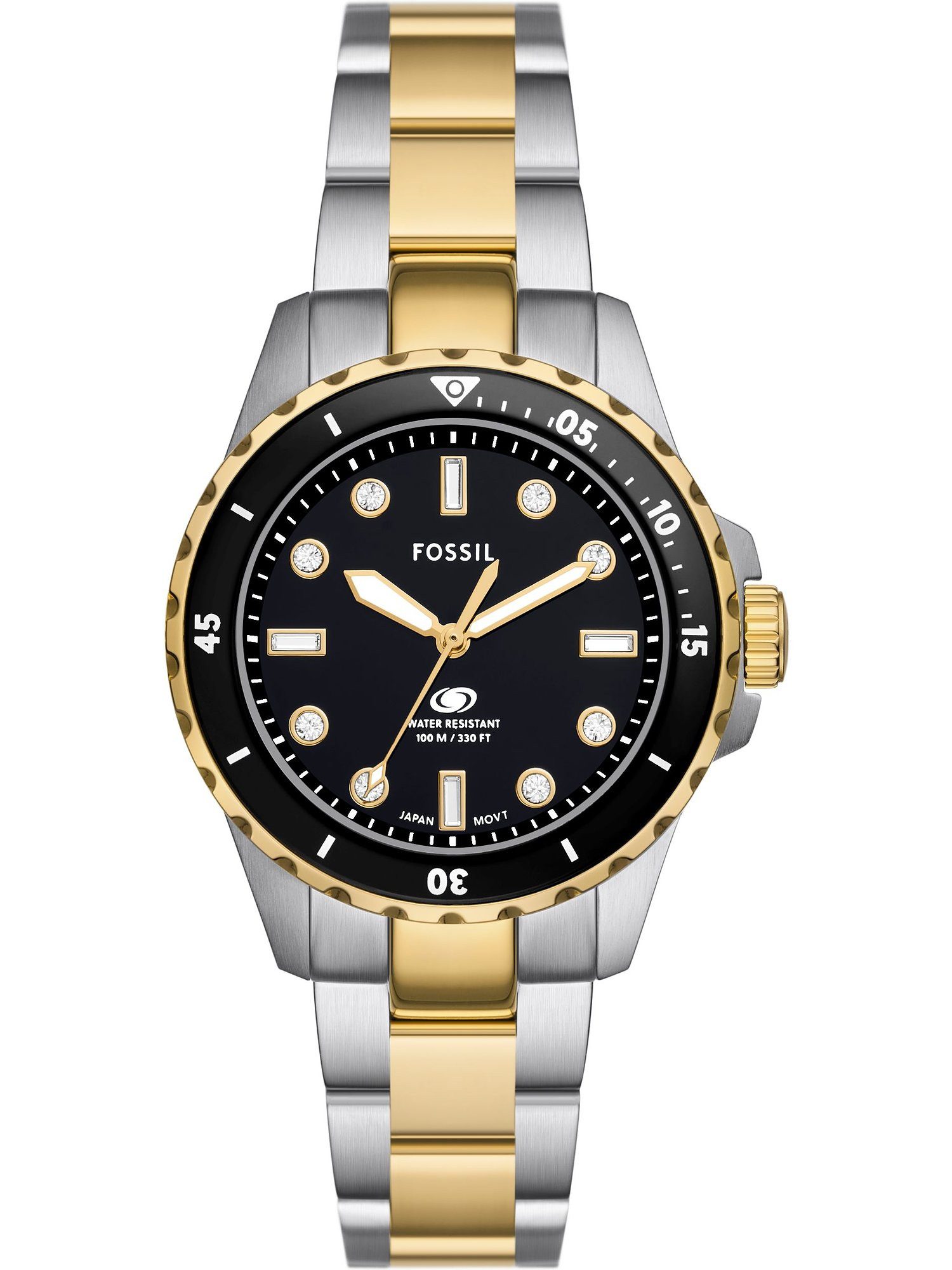 Fossil Quarzuhr Fossil Damen-Uhren Analog Quarz günstig online kaufen