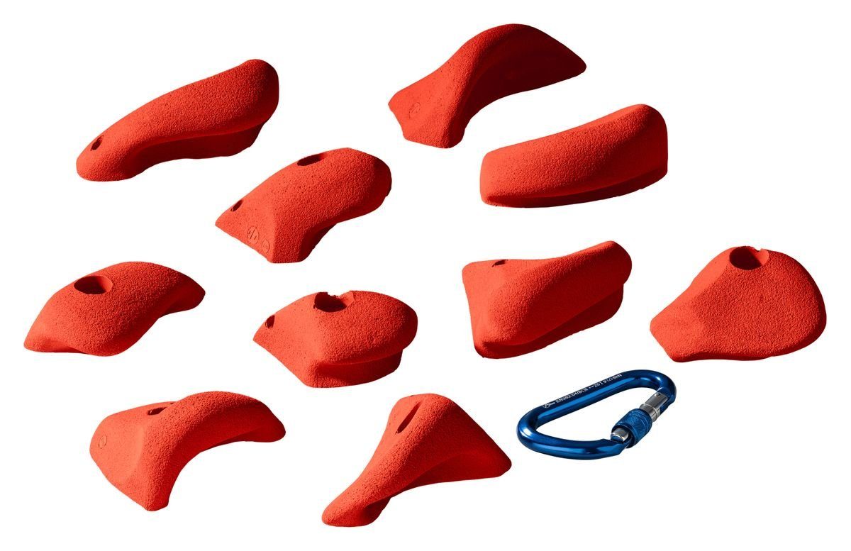 Entre Prises Kletterwand Flakes Jugs L 1, 10 Klettergriffe, PE, Jugs, L - Entre Prises