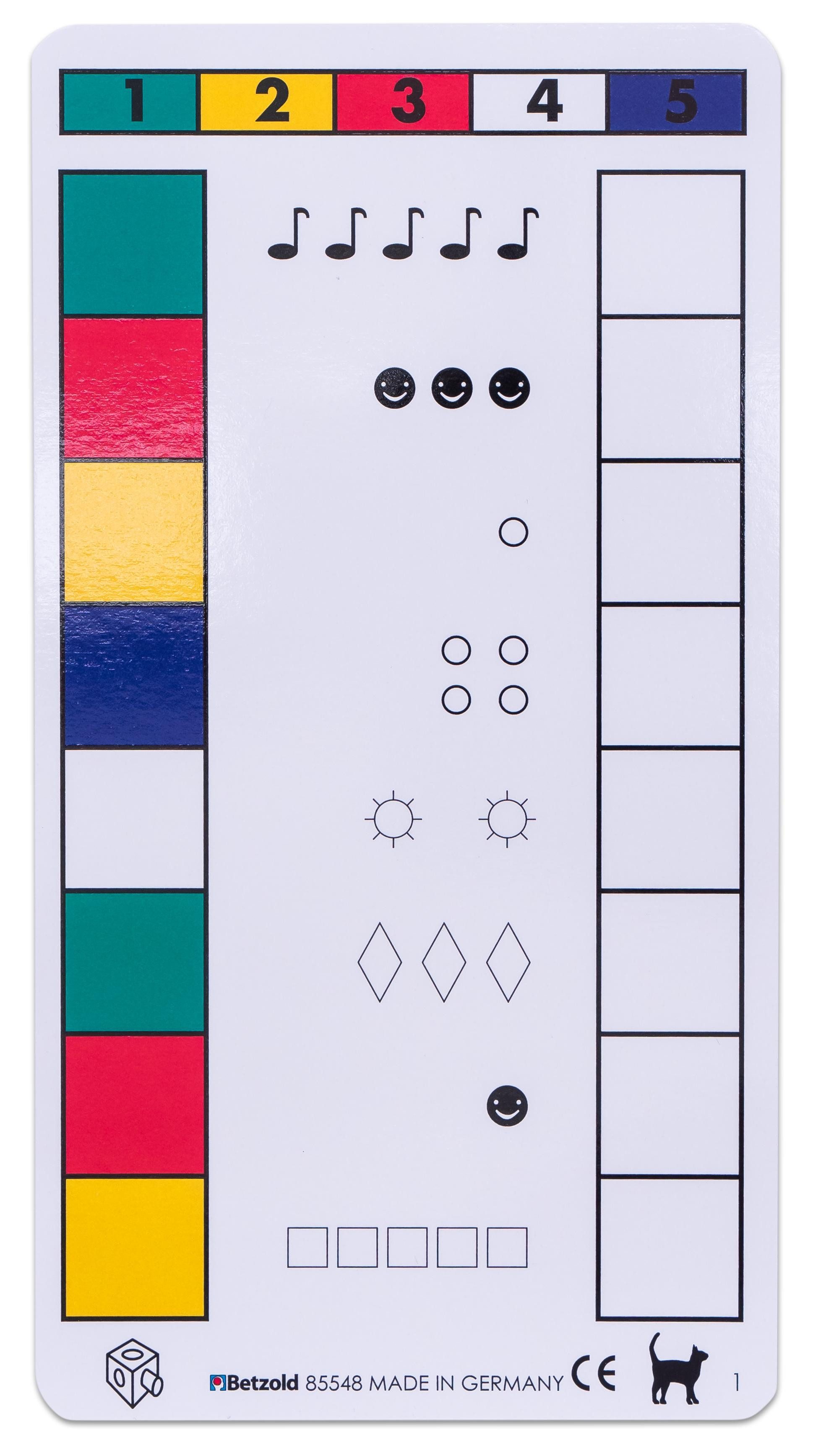 Betzold Karteikarten Cube Control Aufgabenkarten