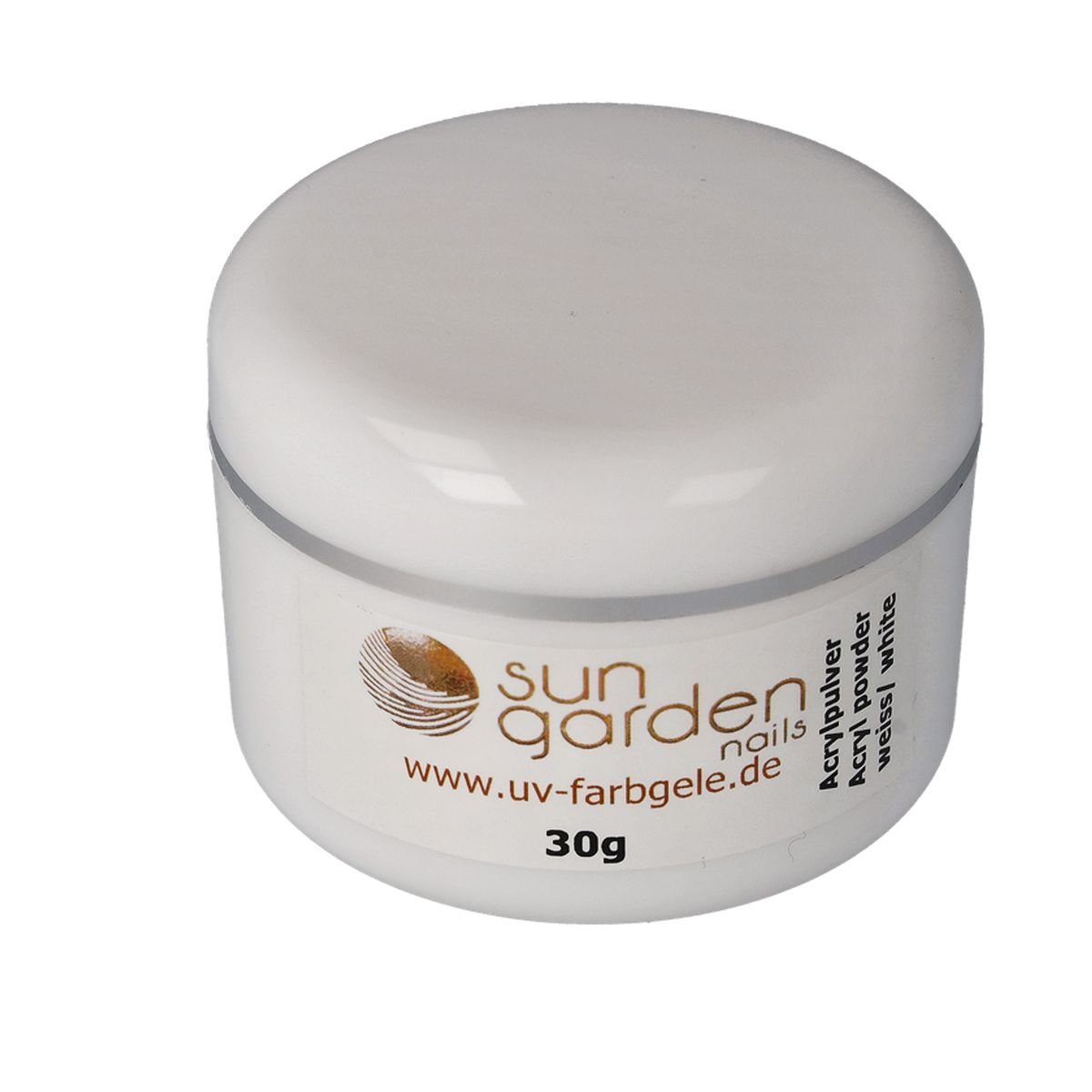 Sun Garden Nails UV-Gel Acryl 30g weiß Pulver