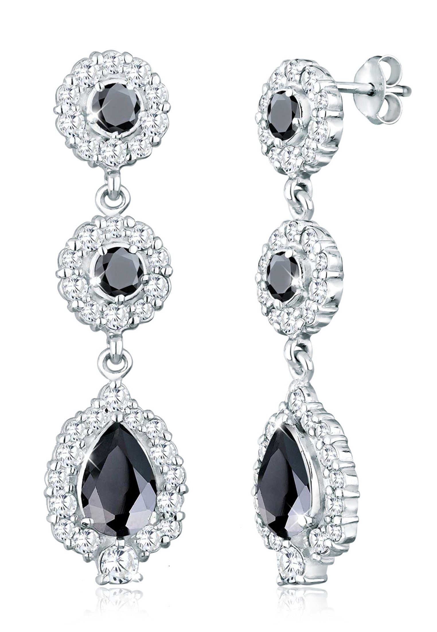 Elli Premium Paar Сережки Elli PREMIUM Сережки Tropfen Сережки Zirkonia 925 Silber