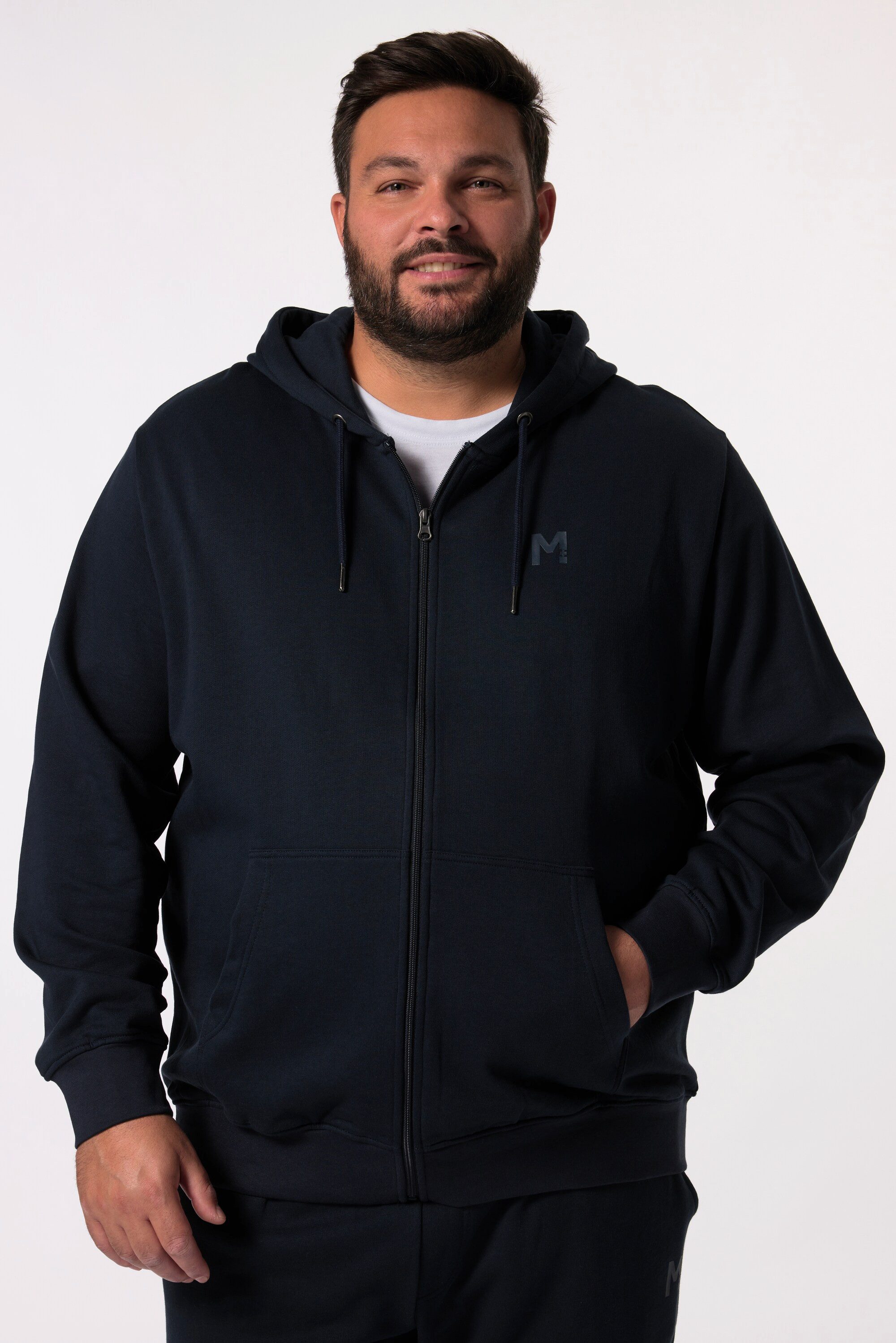 Men Plus Sweatshirt Men+ Kapuzen-Sweatjacke Basic günstig online kaufen