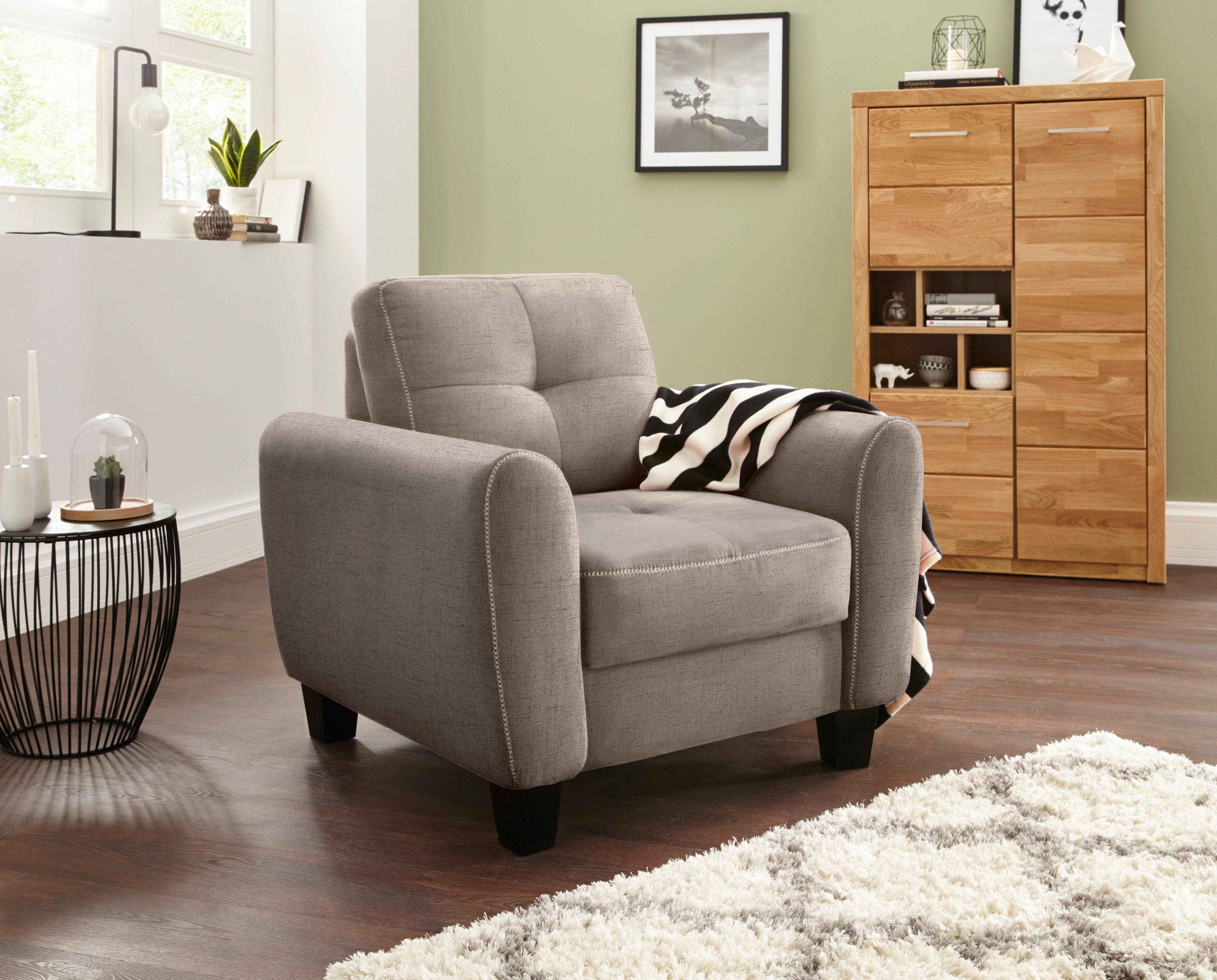 sit&more Sessel Varese, inklusive Federkern günstig online kaufen