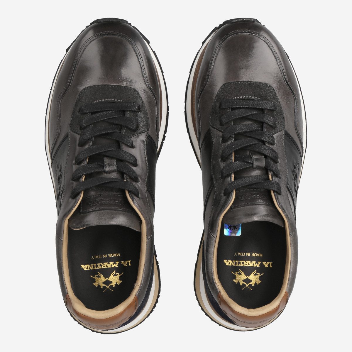 La Martina La Martina SAN TELMO, Sneaker, Schwarz, Herren Sneaker