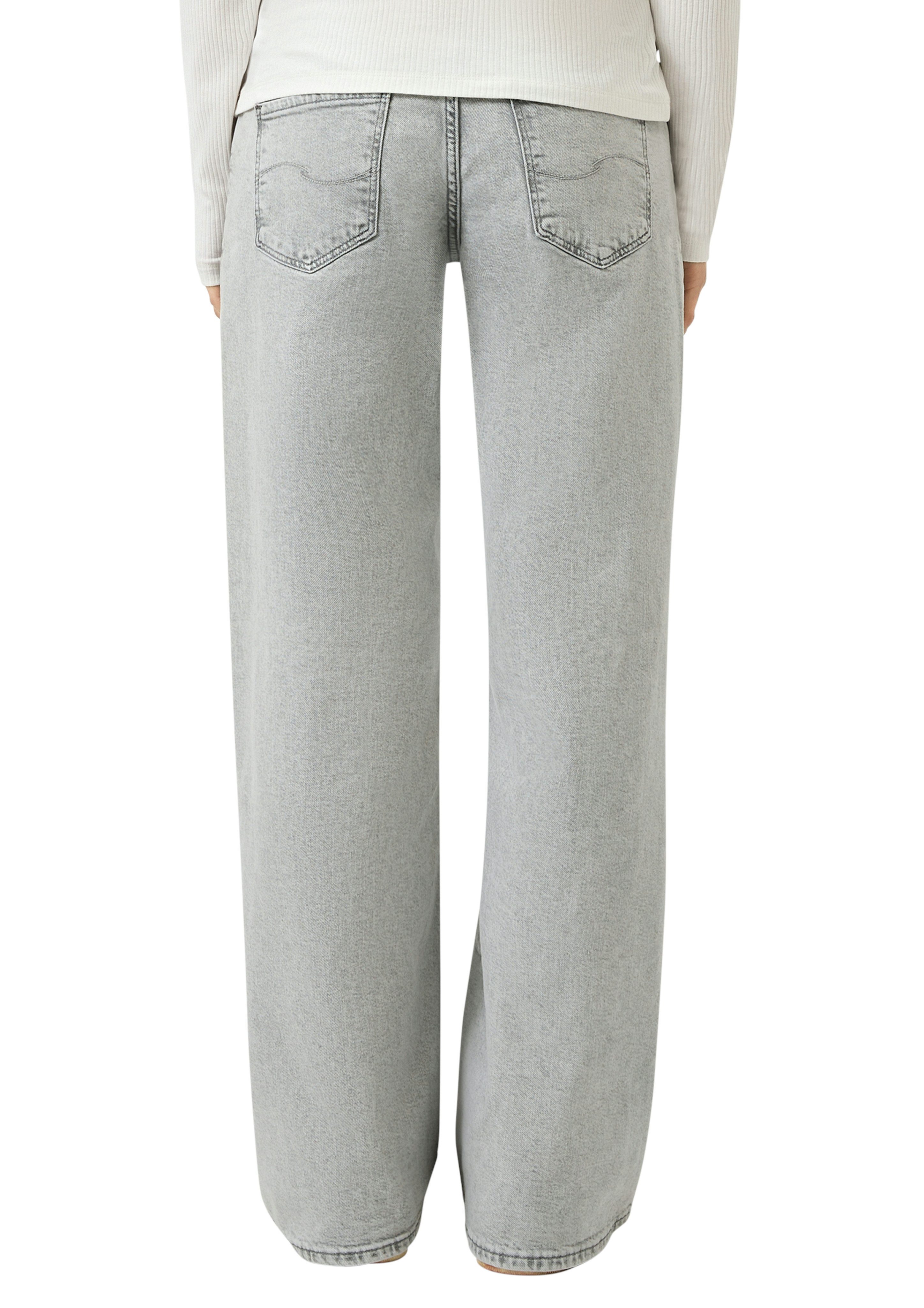QS Stretch-Jeans CATIE Wide Leg 5-Pocket-Form